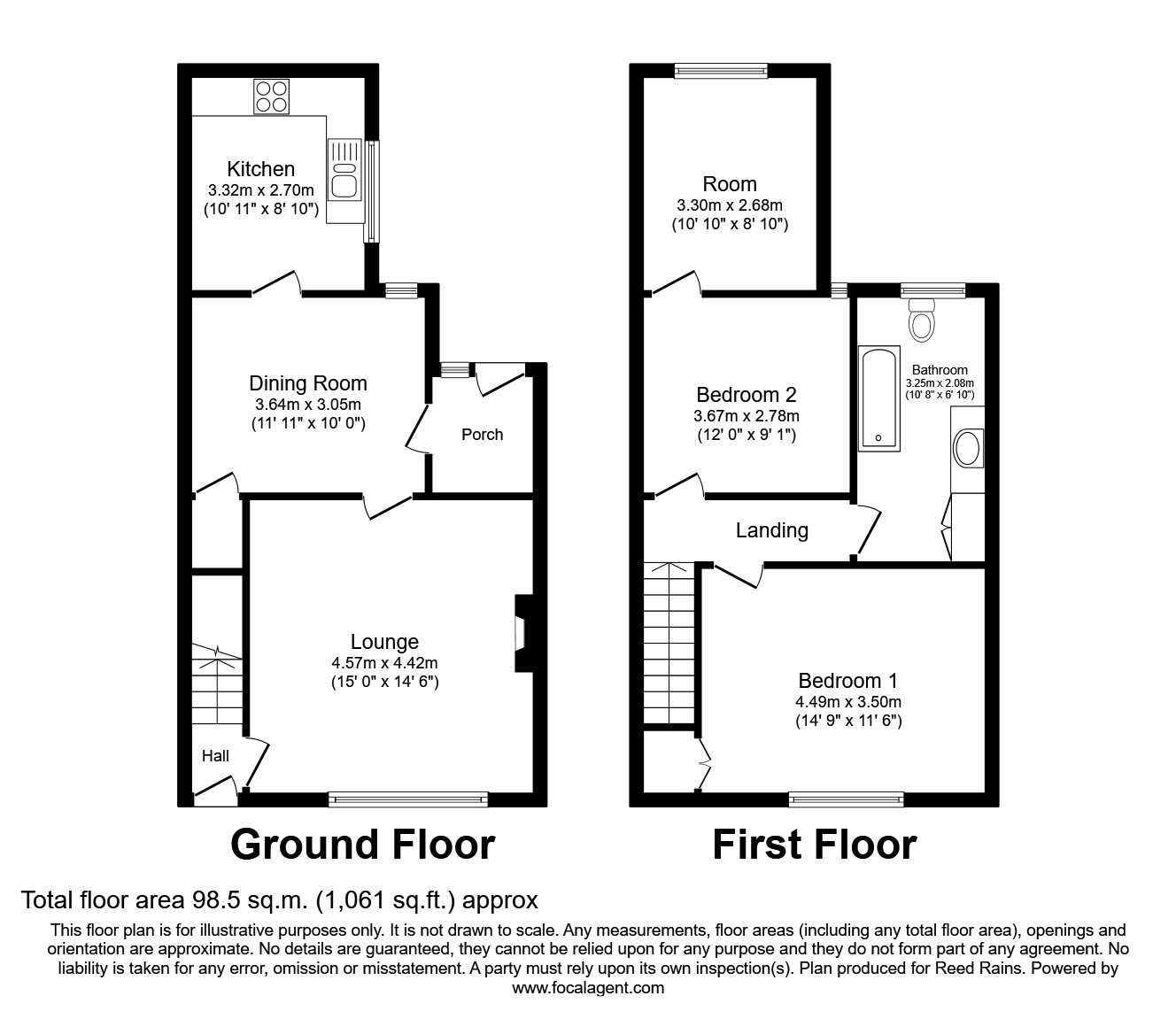 Stone Row, Butterknowle, Auckland, Durham DL13, 2 bedroom