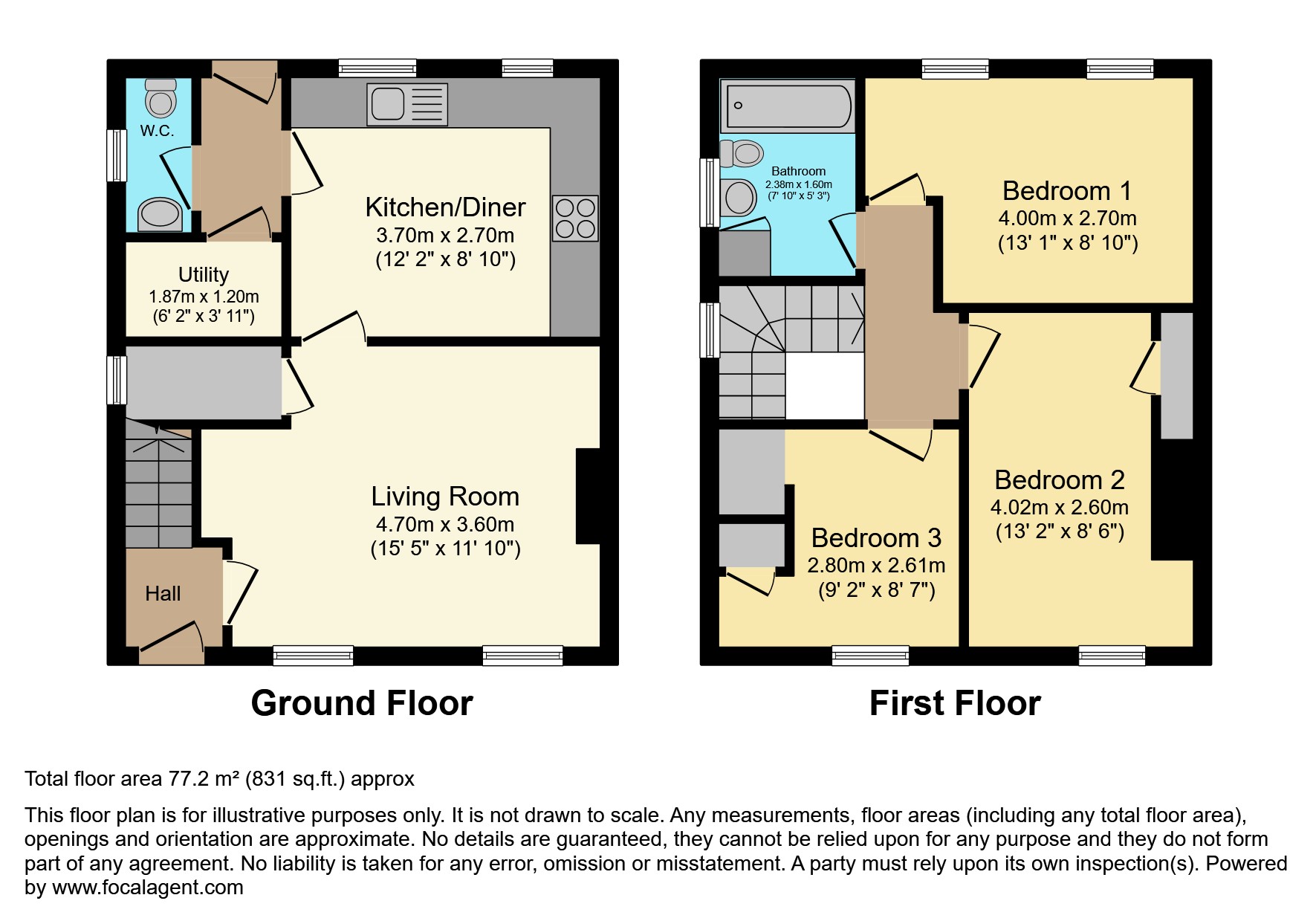 Glenthorne Avenue, Worcester WR4, 3 bedroom semidetached house for