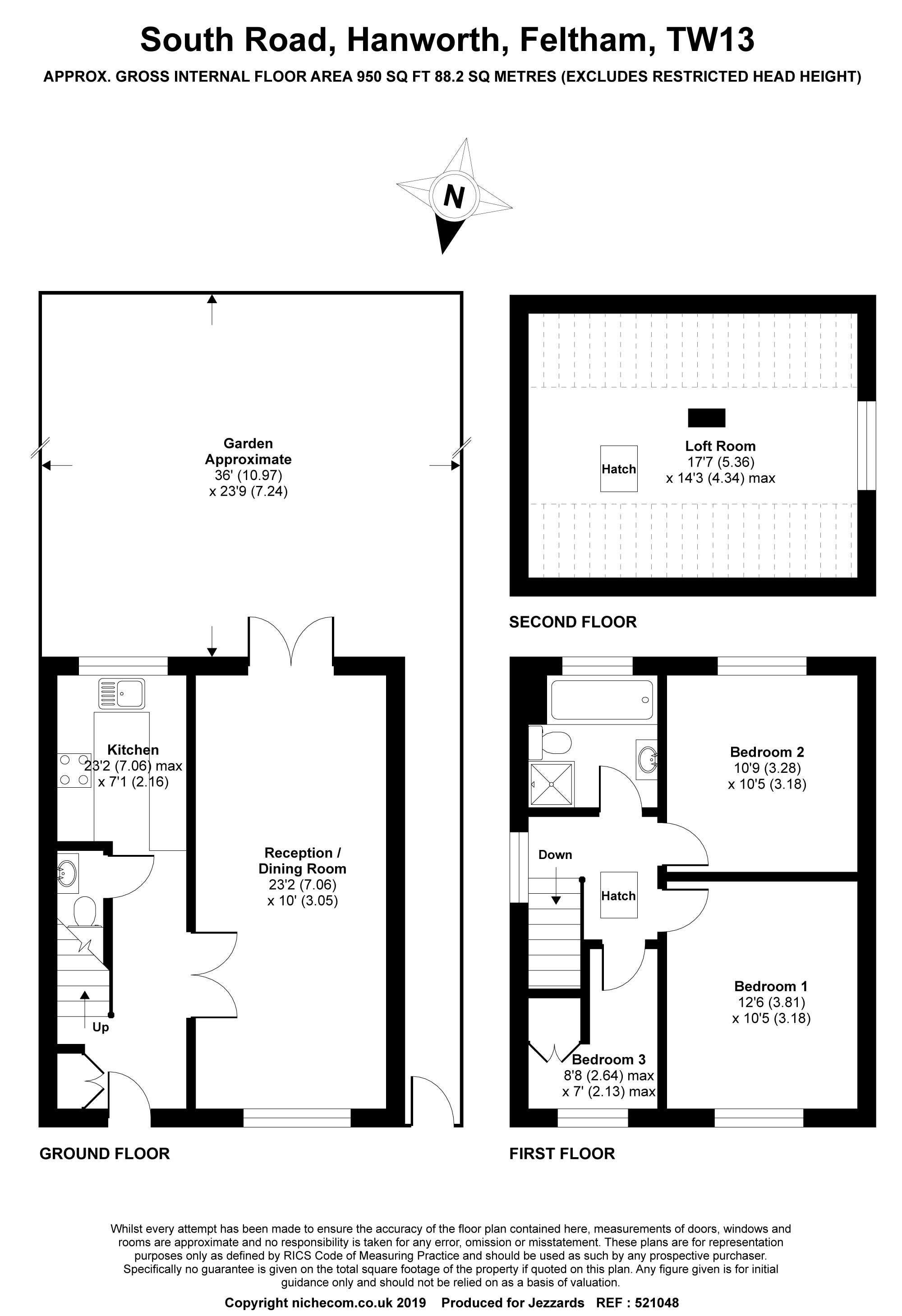 South Road, Hanworth, Feltham TW13, Feltham,, 3 bedroom detached house