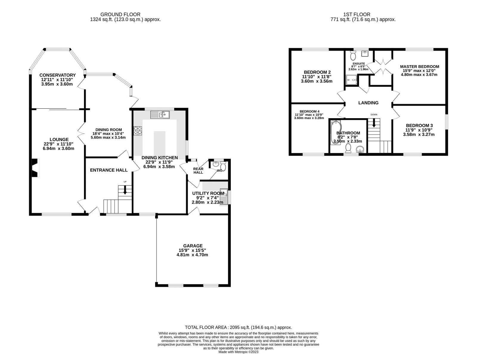 Milton Rough, Acton Bridge, Northwich CW8, 5 bedroom detached house for