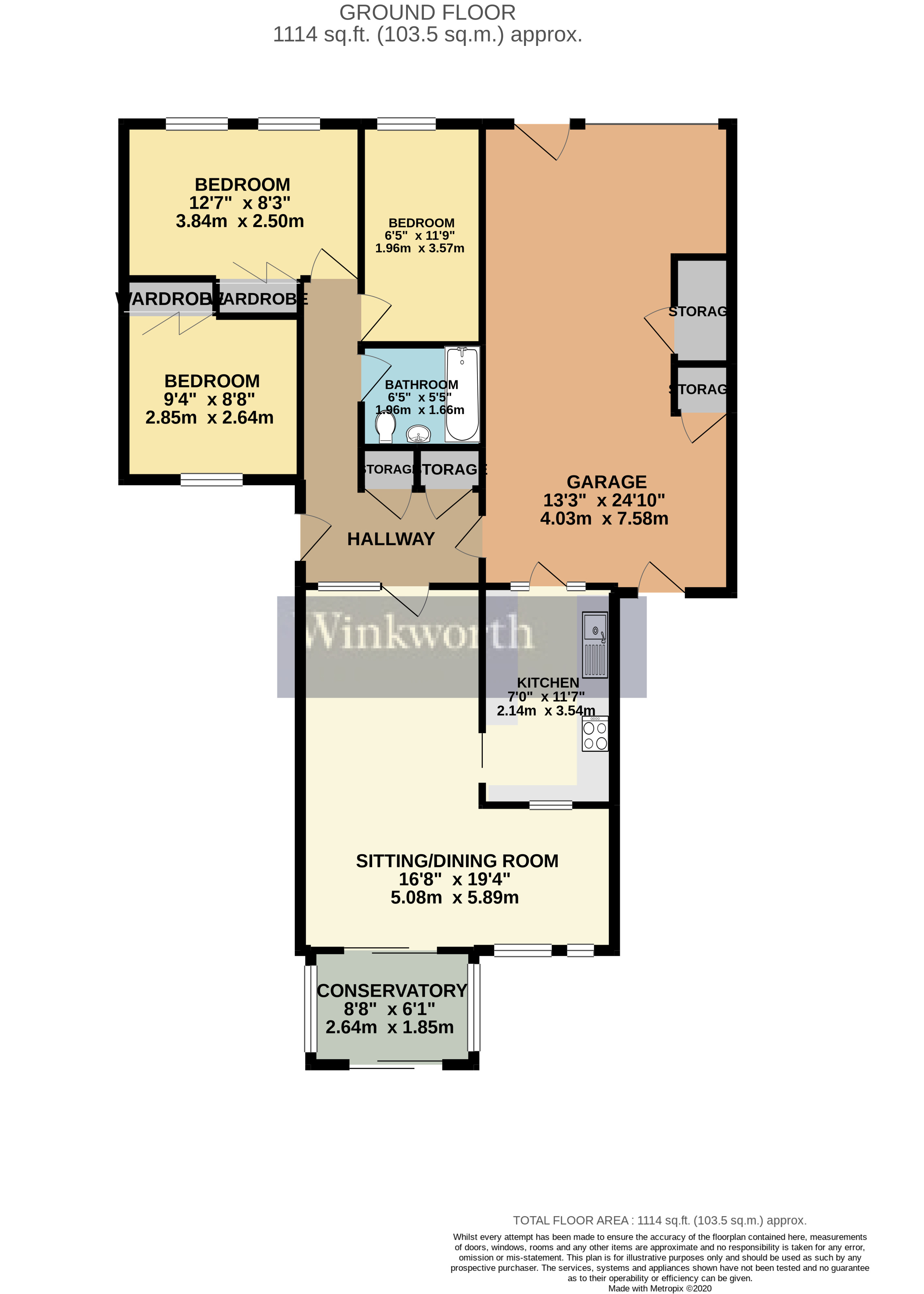 Bramber Mews, Caversham, Reading, Berkshire RG4, 3 bedroom bungalow to