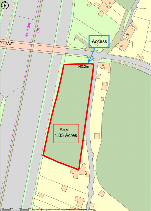Rocky Lane, Bournheath, Bromsgrove B61, land for sale 61770875