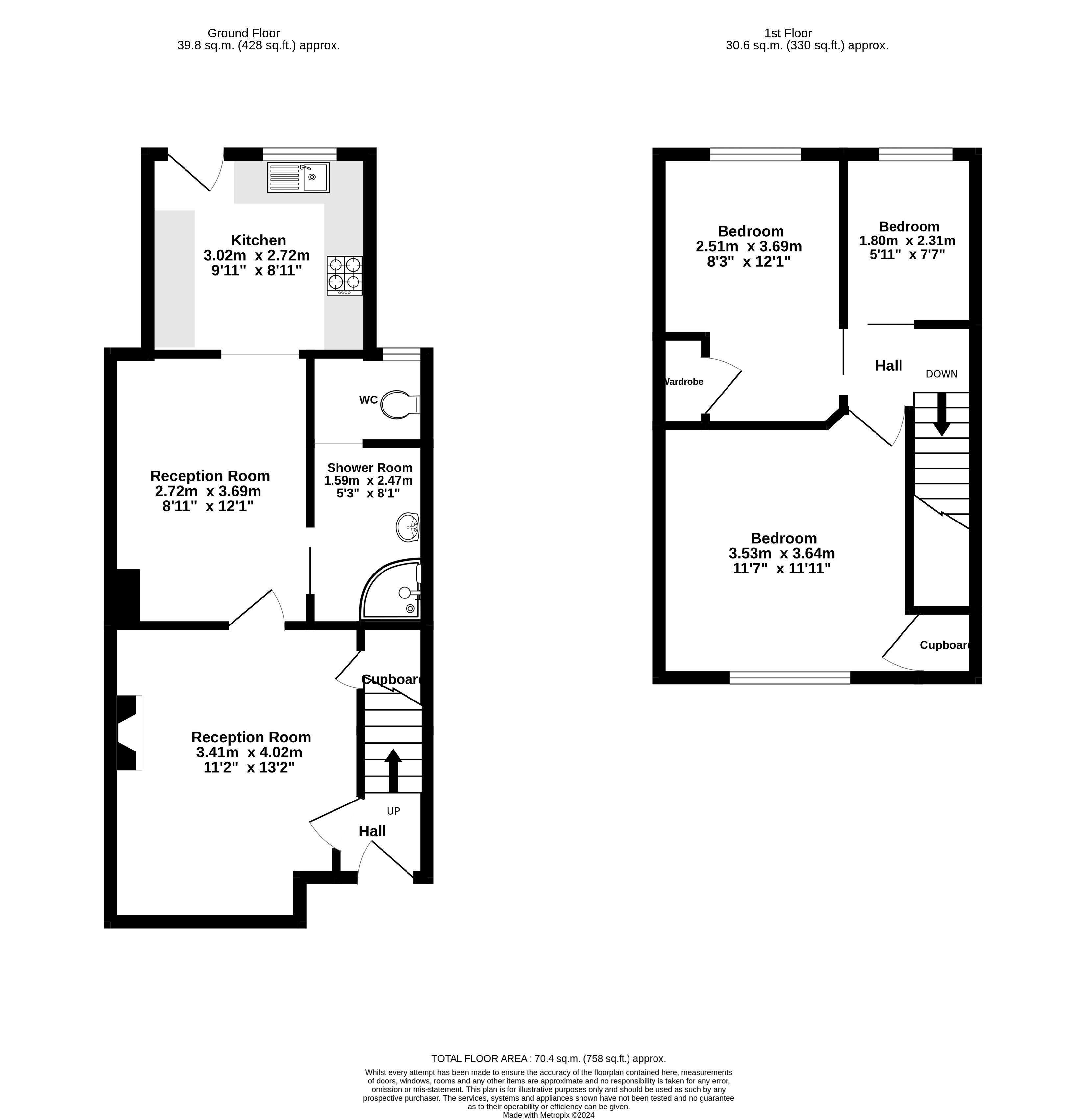 The Alders, Hanworth, Feltham TW13, 3 bedroom terraced house for sale