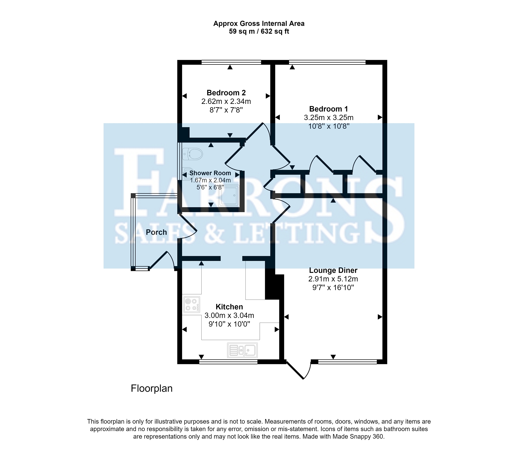Wimblestone Road, North Somerset. BS25, 2 bedroom semidetached bungalow for sale