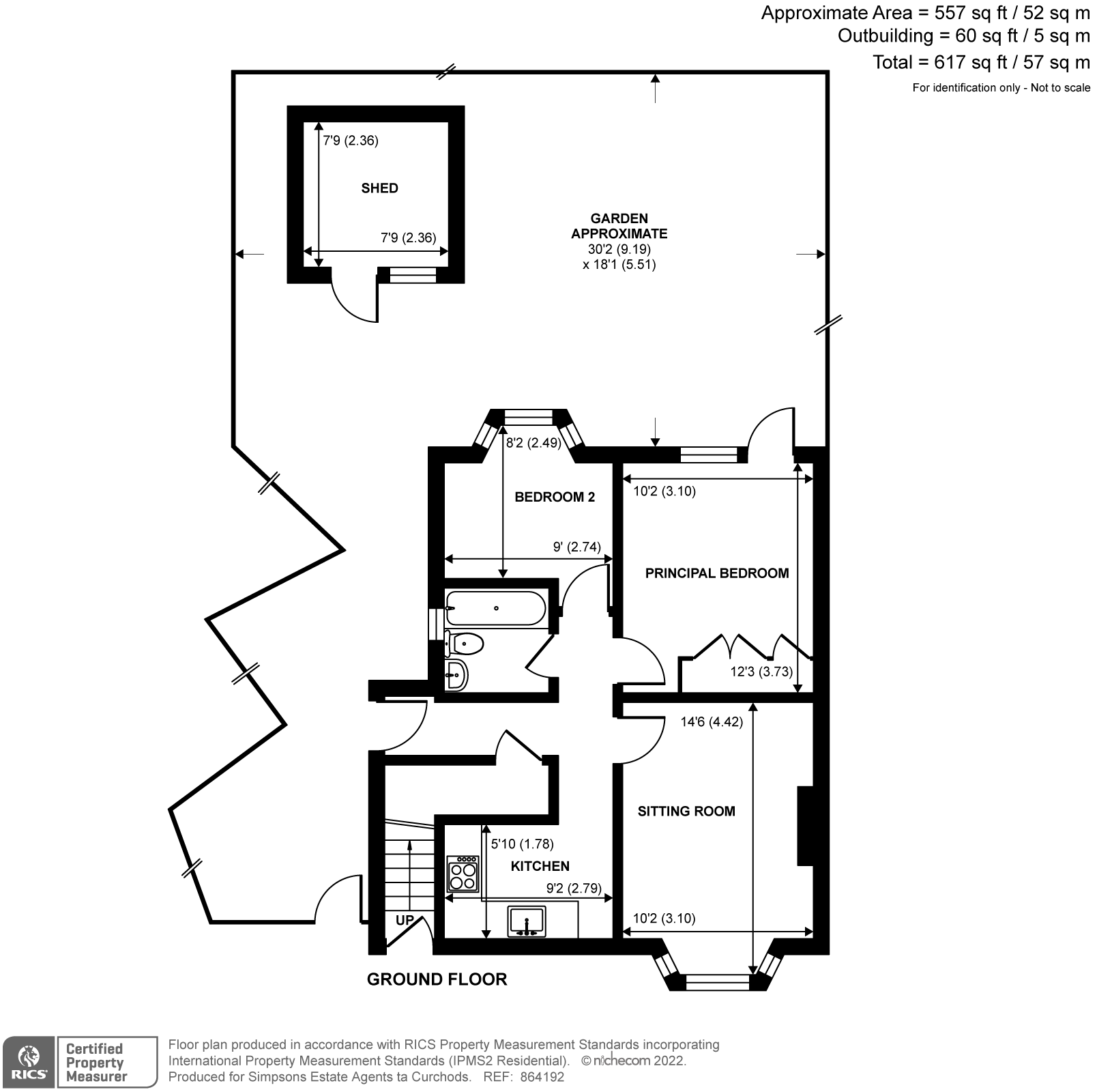 Grove Close, Kingston Upon Thames KT1, 2 bedroom for sale