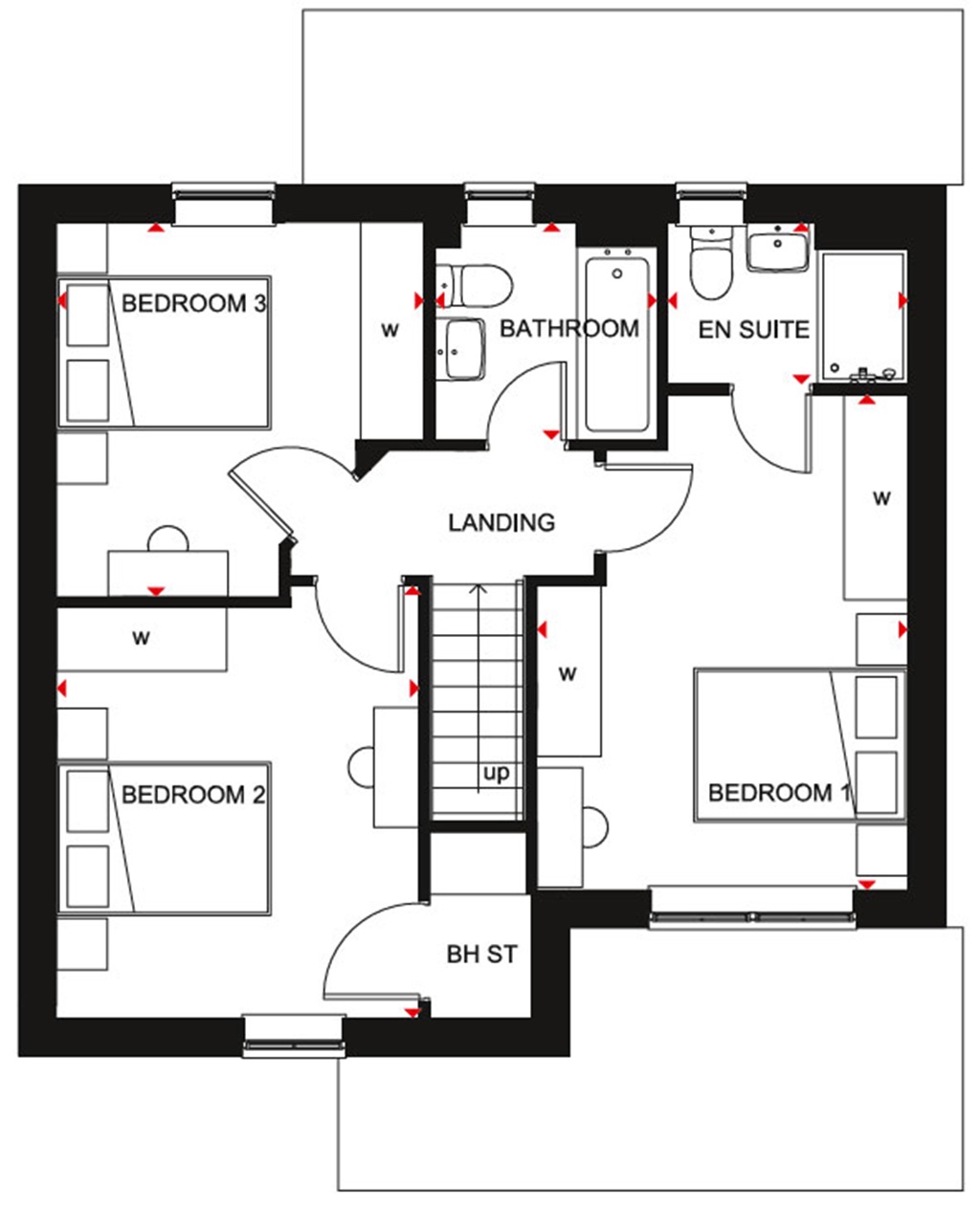 "Bewdley" at Stone Road, Beaconside, Stafford ST16, 3 bedroom detached