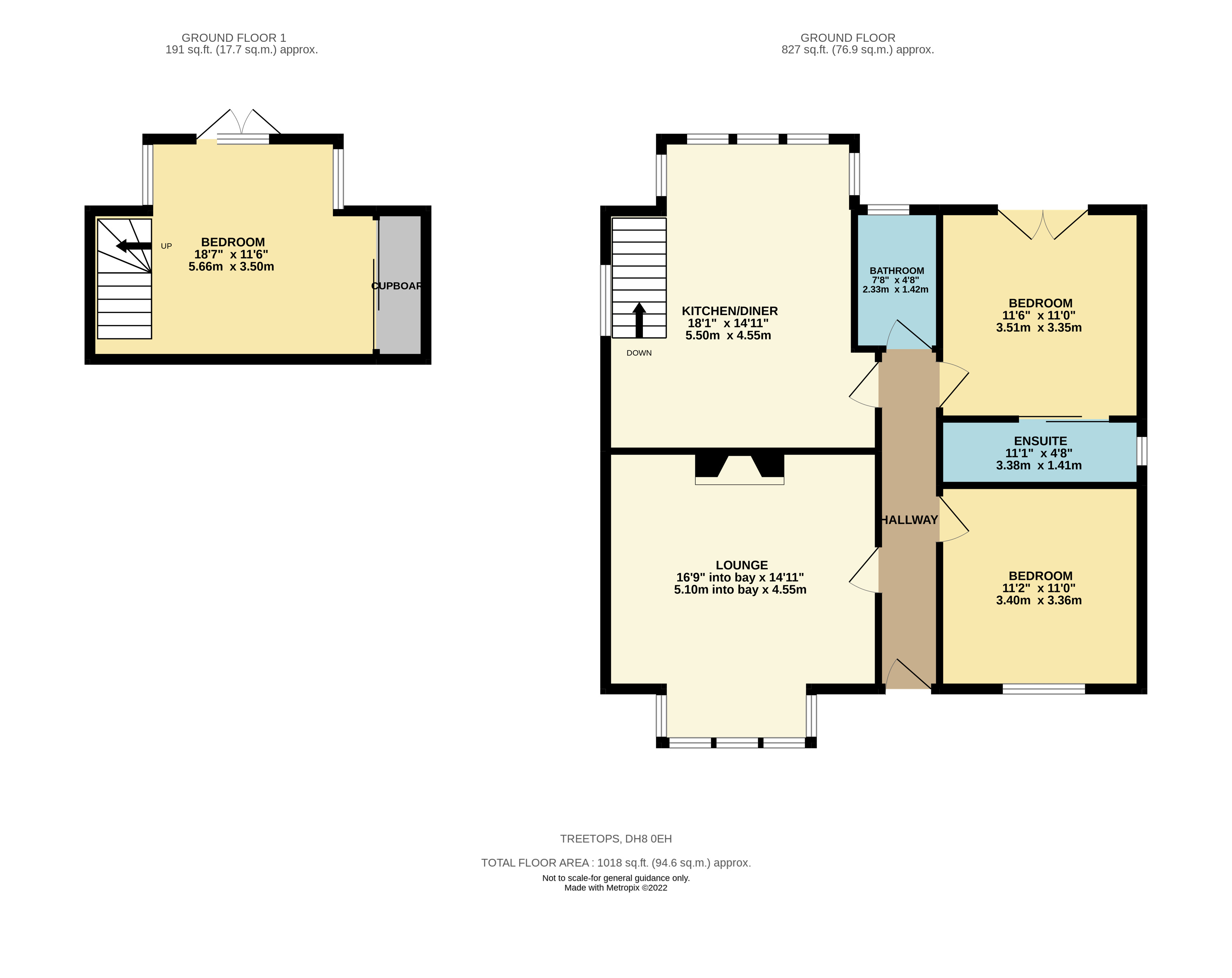West Law Road, Shotley Bridge, Consett DH8, 3 bedroom detached bungalow