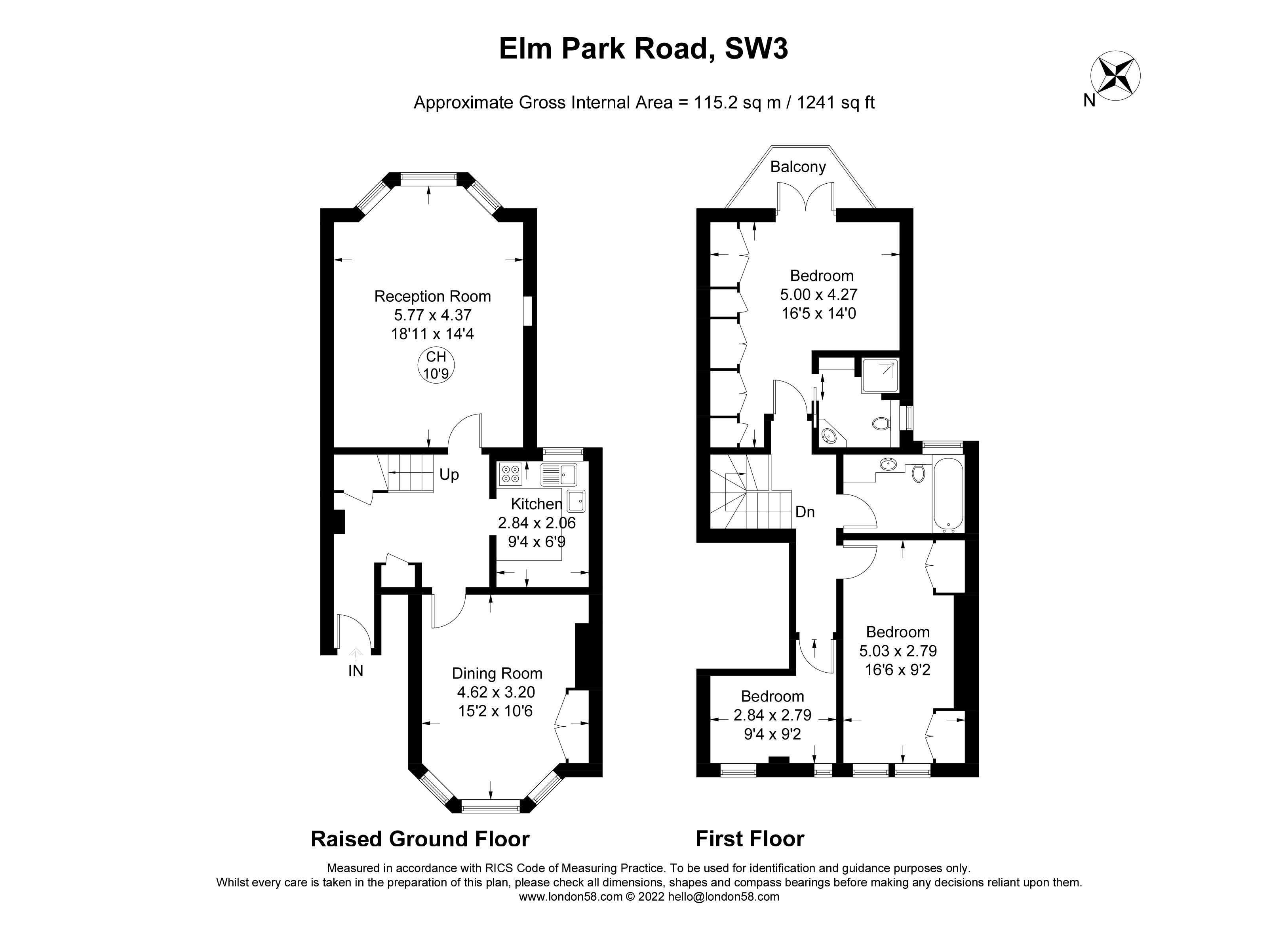 Elm Park Road, London SW3, 3 bedroom flat for sale 61815802