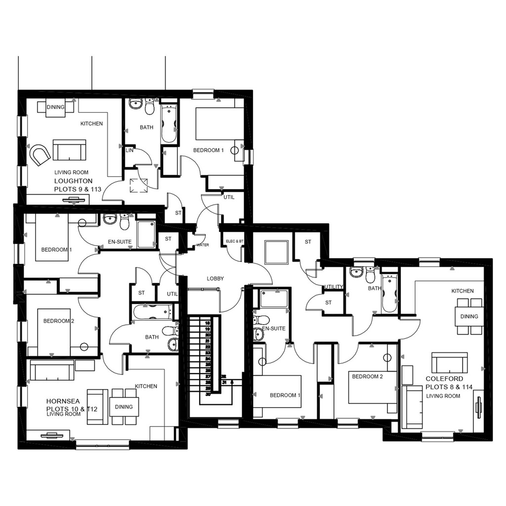 "Hornsea" at Fen Street, Brooklands, Milton Keynes MK10, 2 bedroom flat