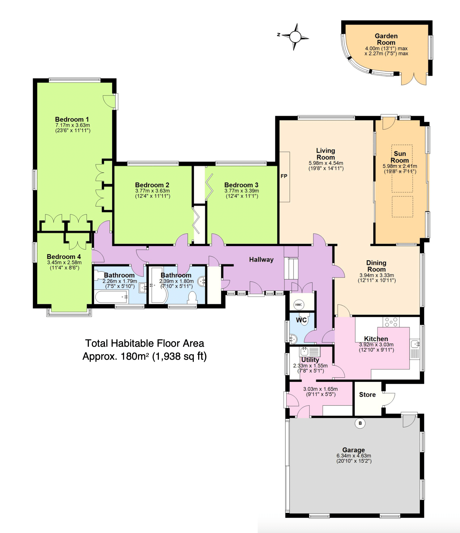 Steppes Hill, Langton Matravers, Swanage BH19, 4 bedroom bungalow for