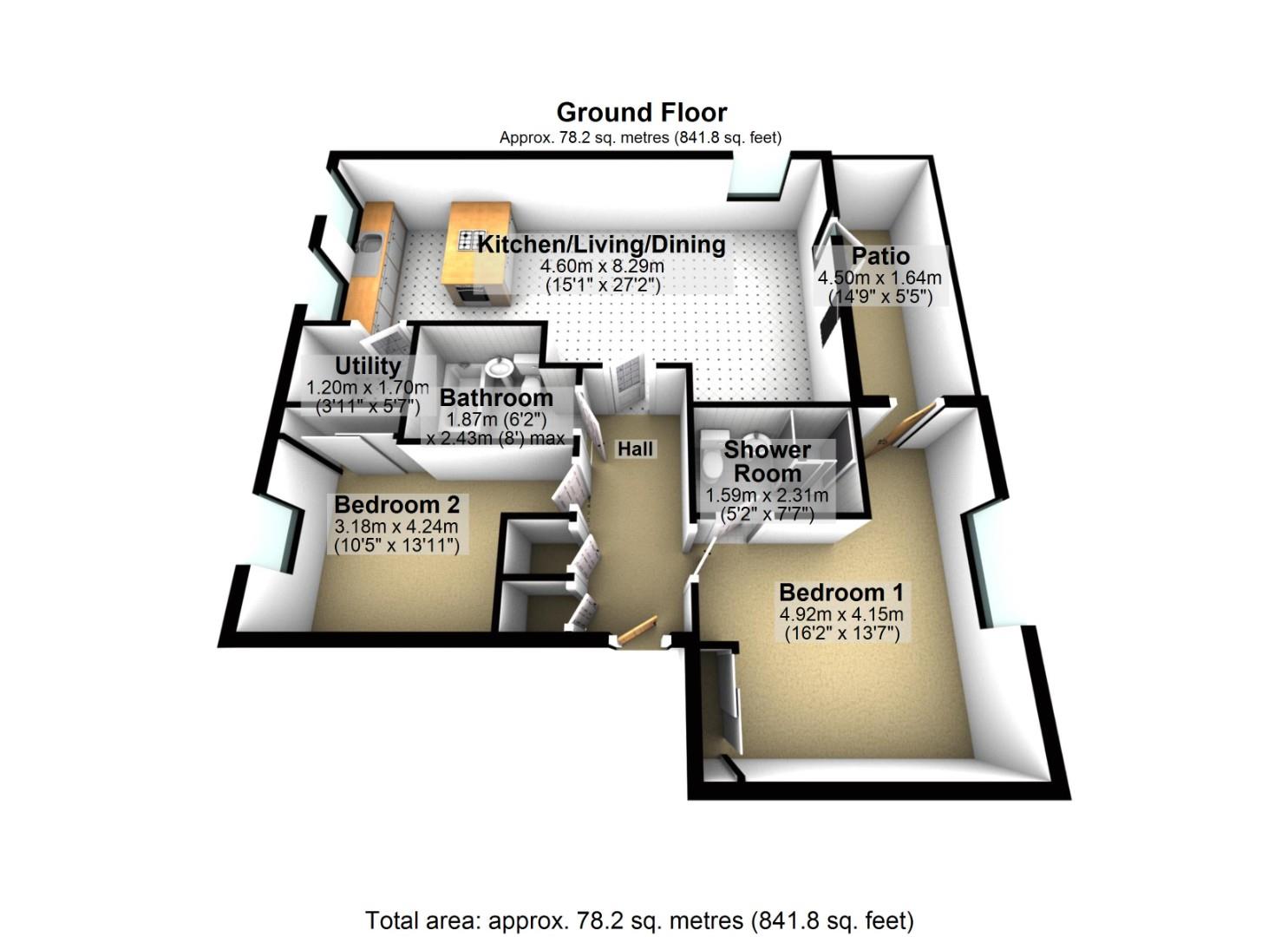 Lower Queens Road, Buckhurst Hill IG9, 2 bedroom flat for sale