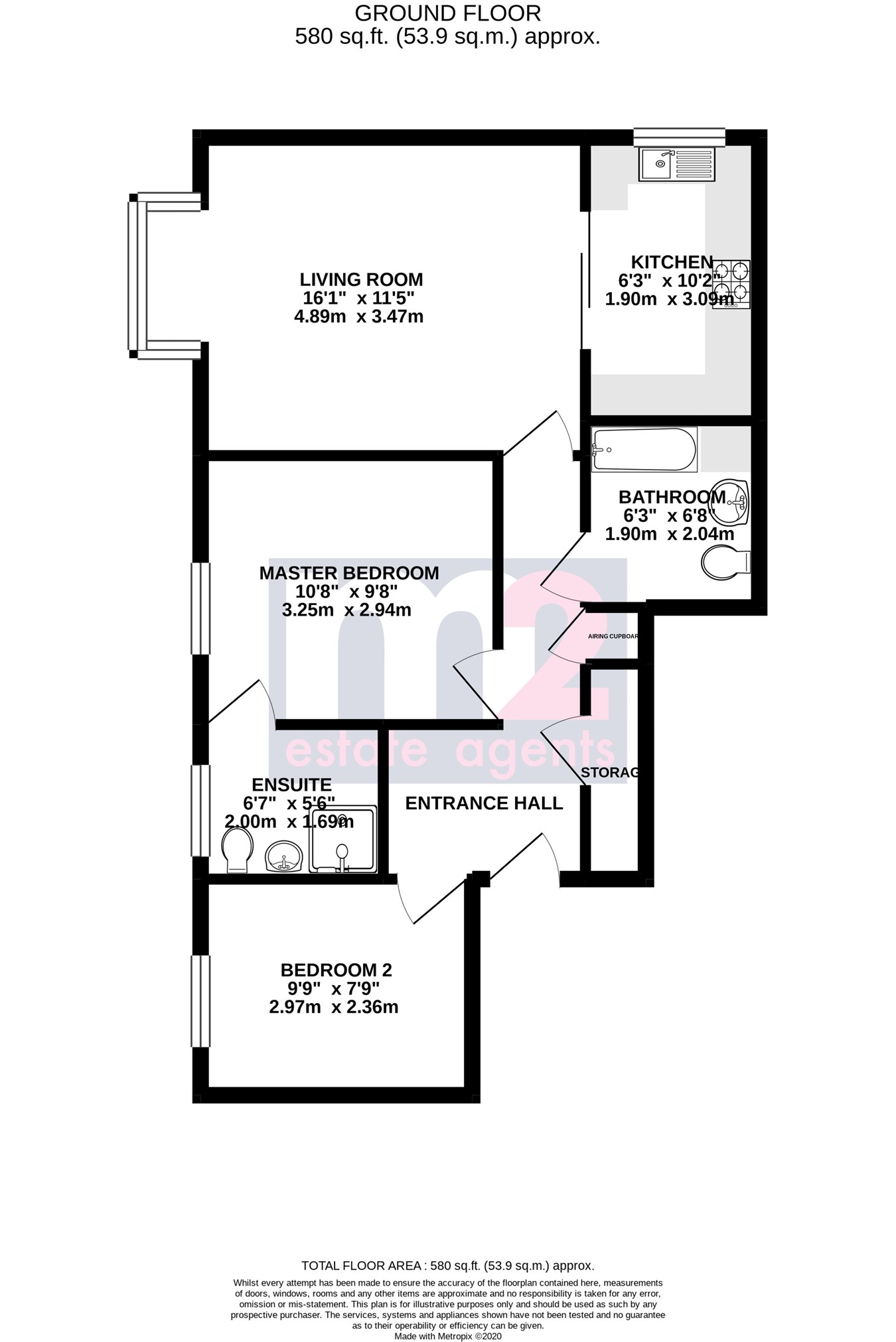 Priory Gardens, Abergavenny NP7, 2 bedroom property for sale 65611052