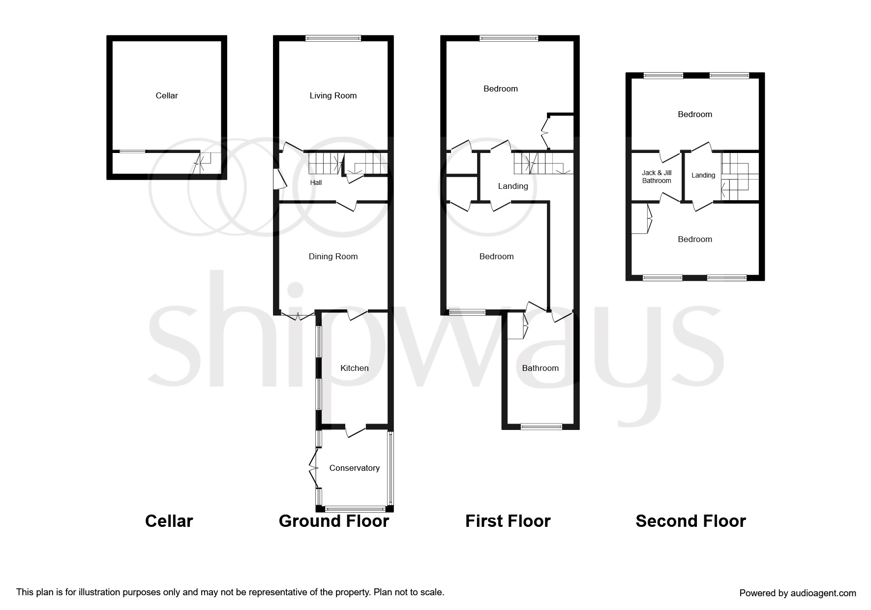 Bull Street, Harborne, Birmingham B17, 4 bedroom terraced house for