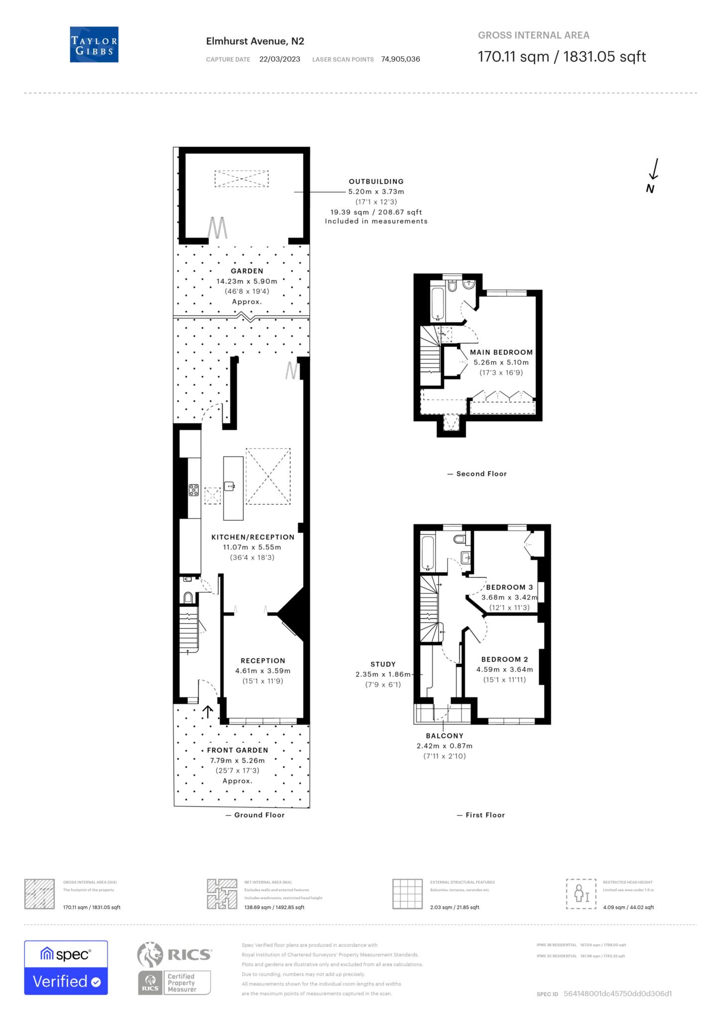 Elmhurst Avenue, East Finchley N2, 4 bedroom property for sale