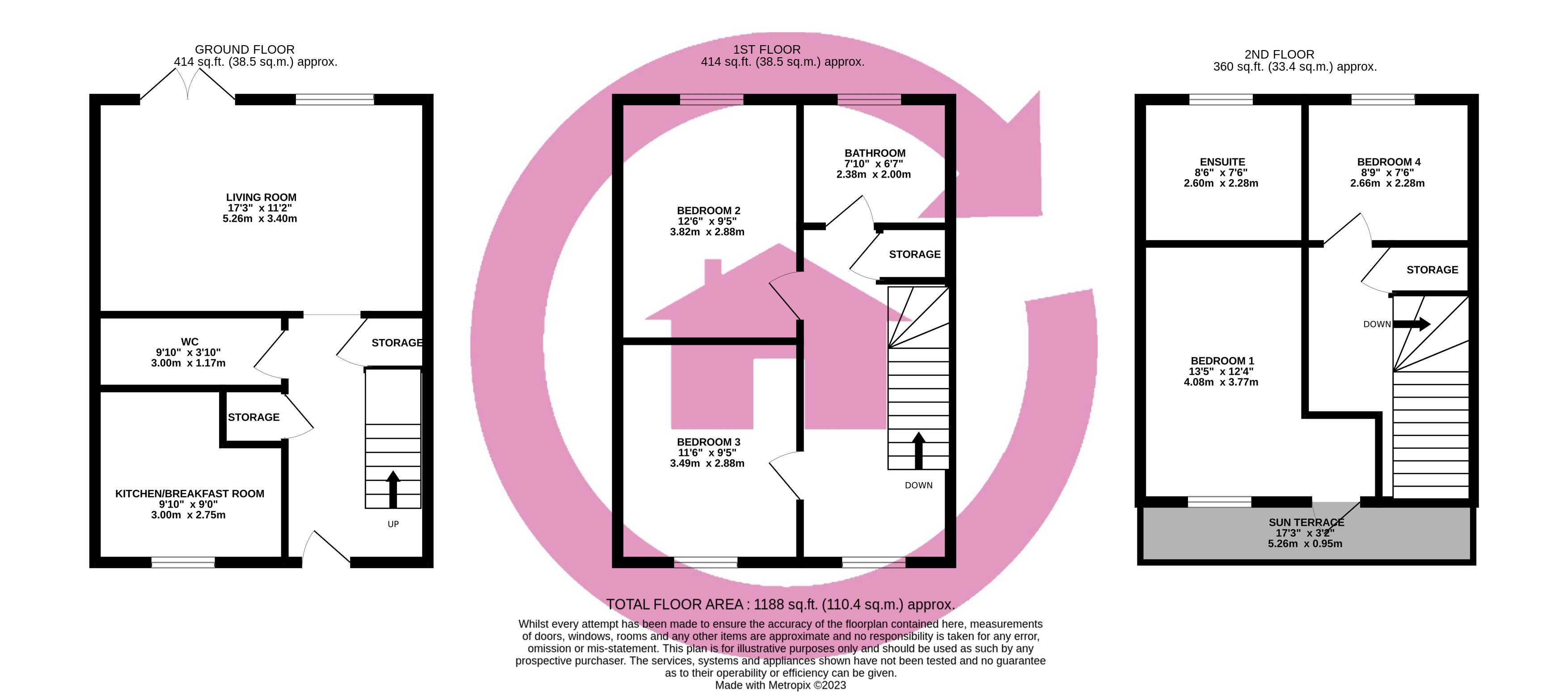 Fairview Road, Cheltenham GL52, 4 bedroom town house for sale