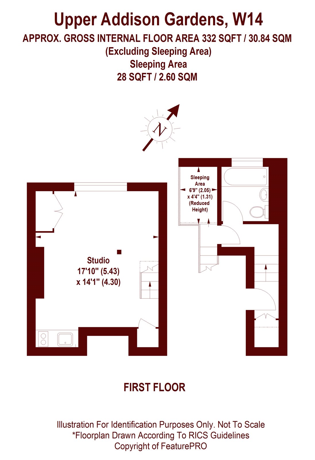 Upper Addison Gardens, London W14, studio for sale 55664302 PrimeLocation
