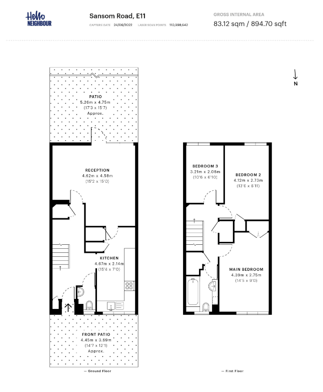 Sansom Road, London E11, 3 bedroom to rent 61816065