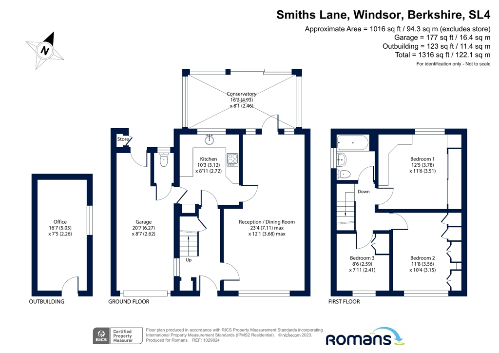 Smiths Lane, Windsor, Berkshire SL4, 3 bedroom semidetached house for sale 65518396