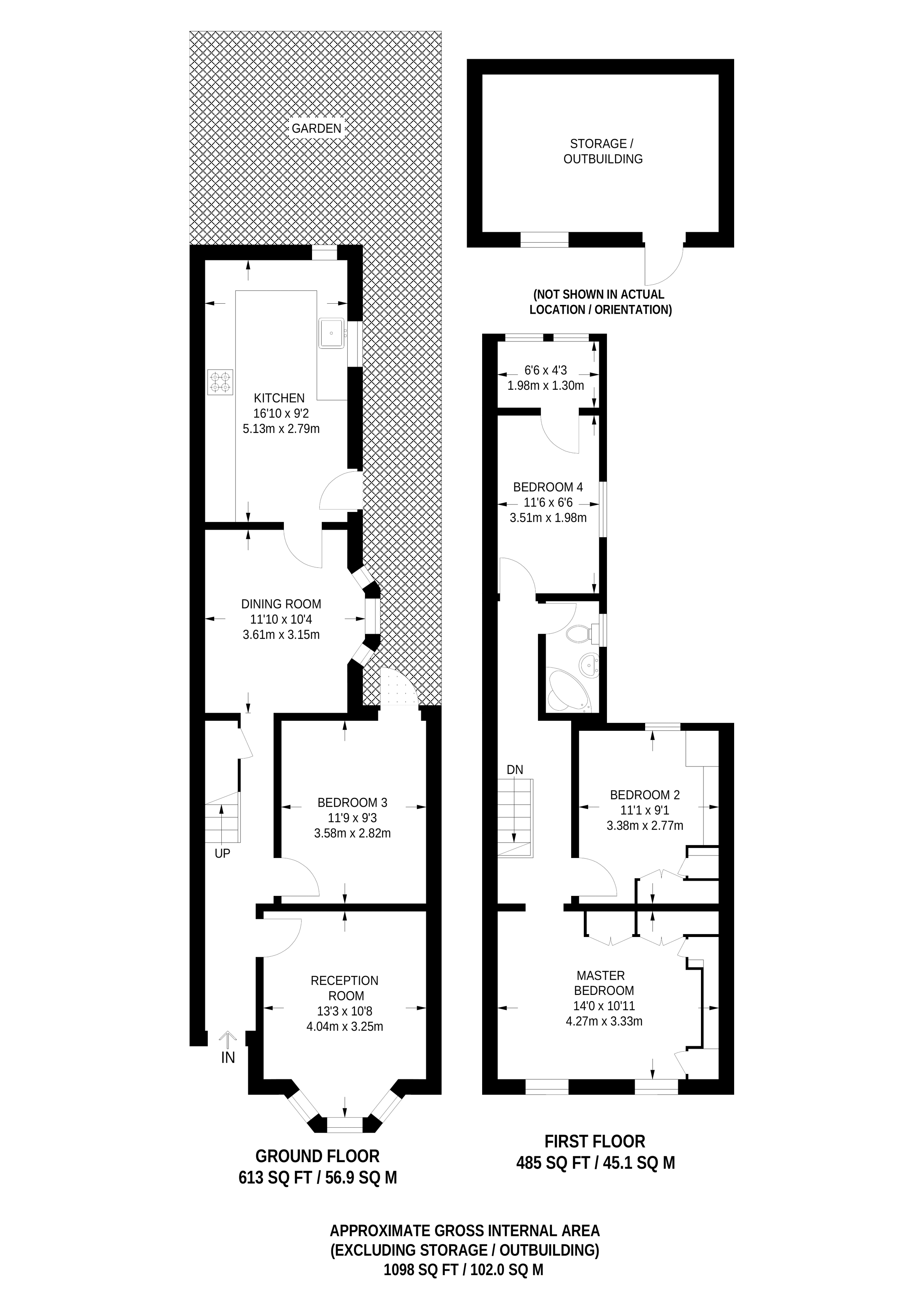 3 bed property for sale in St Johns Terrace, Forest Gate, London E78Bx