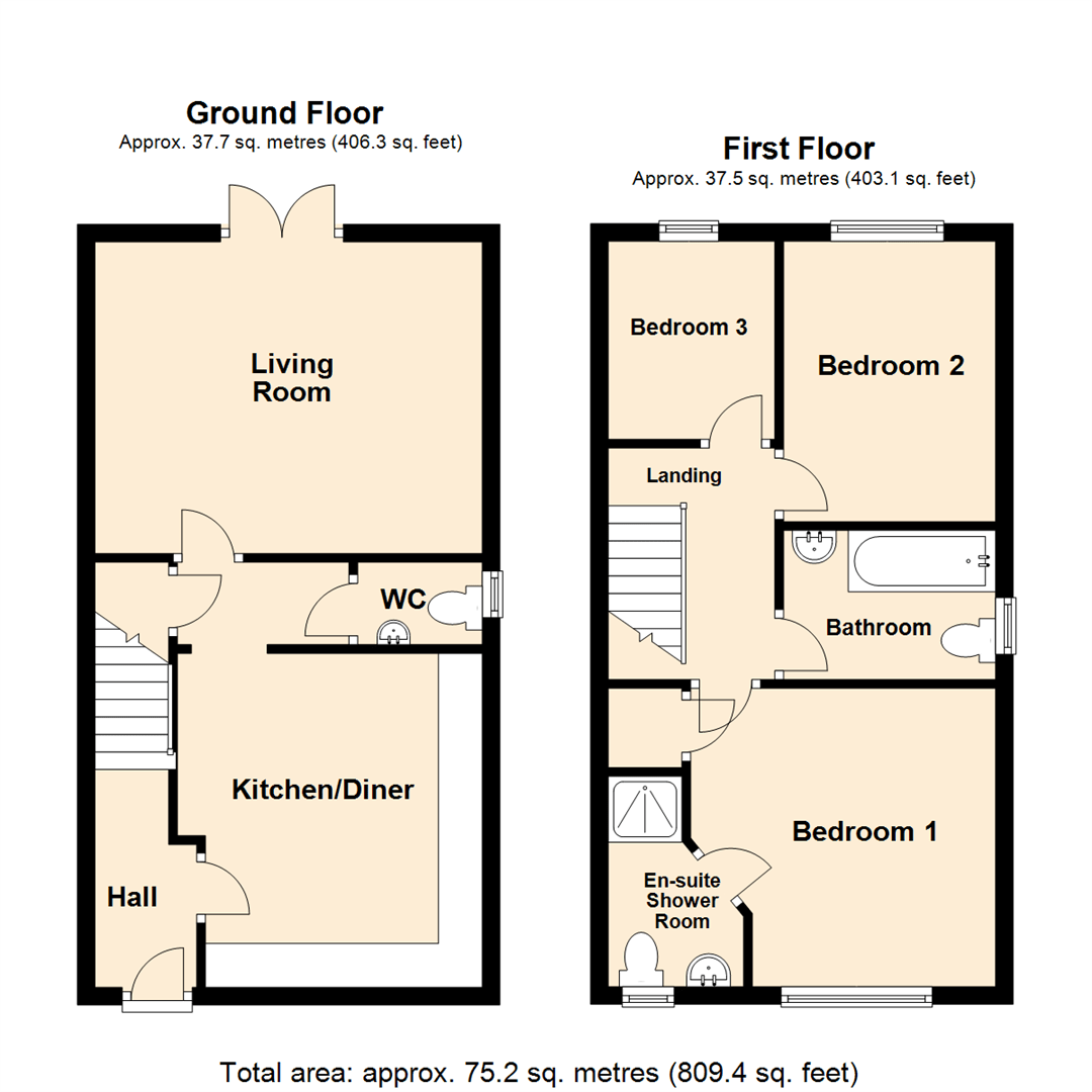 Brooklands Avenue, Seacroft, Leeds LS14, 3 bedroom semidetached house