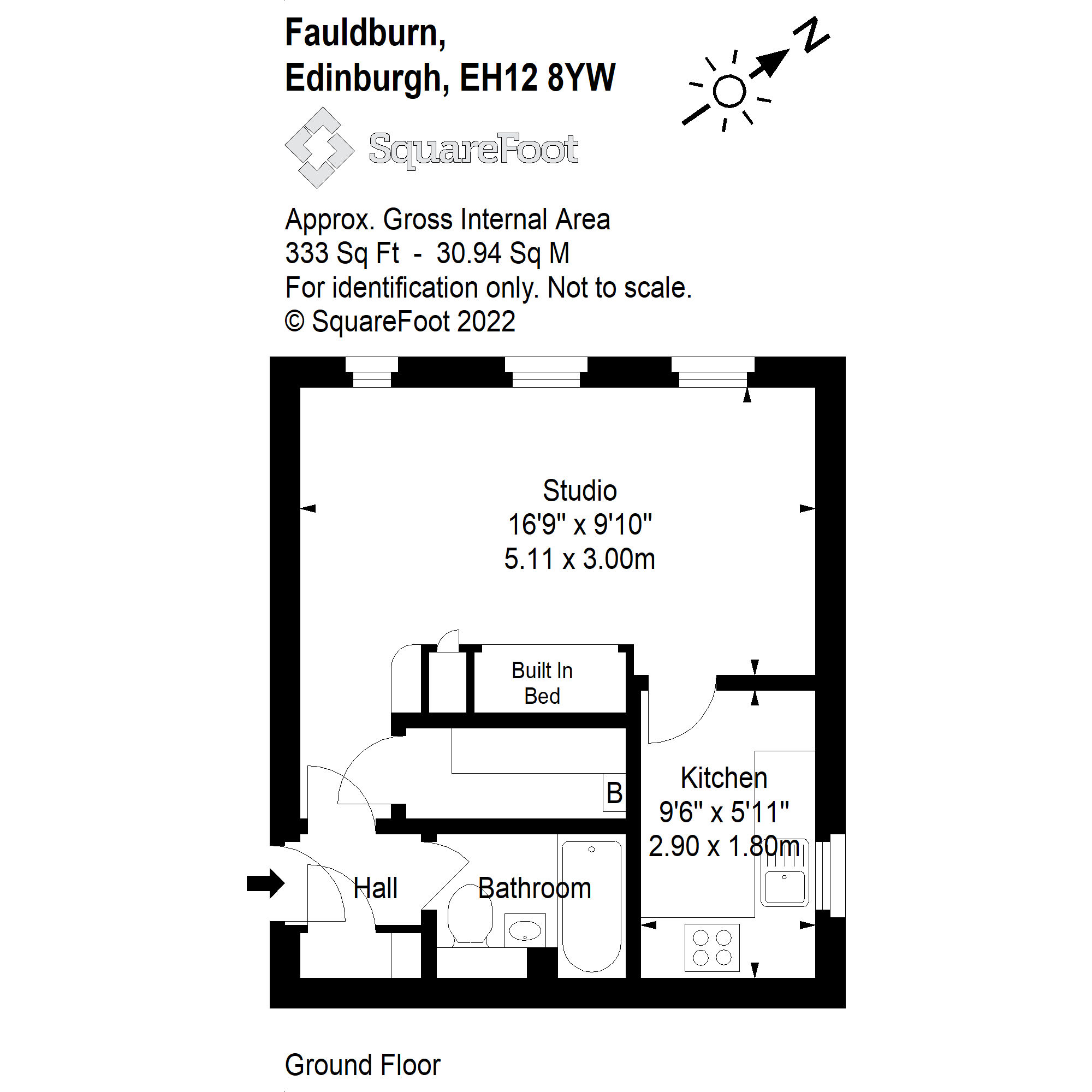 174/3 Fauldburn, Edinburgh EH12, studio for sale 61447499 PrimeLocation