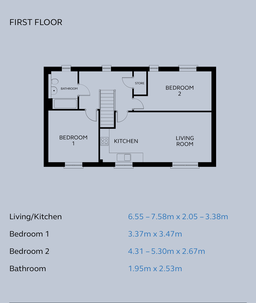 Gwallon Keas, St Austell, Cornwall PL25, 2 bedroom for sale