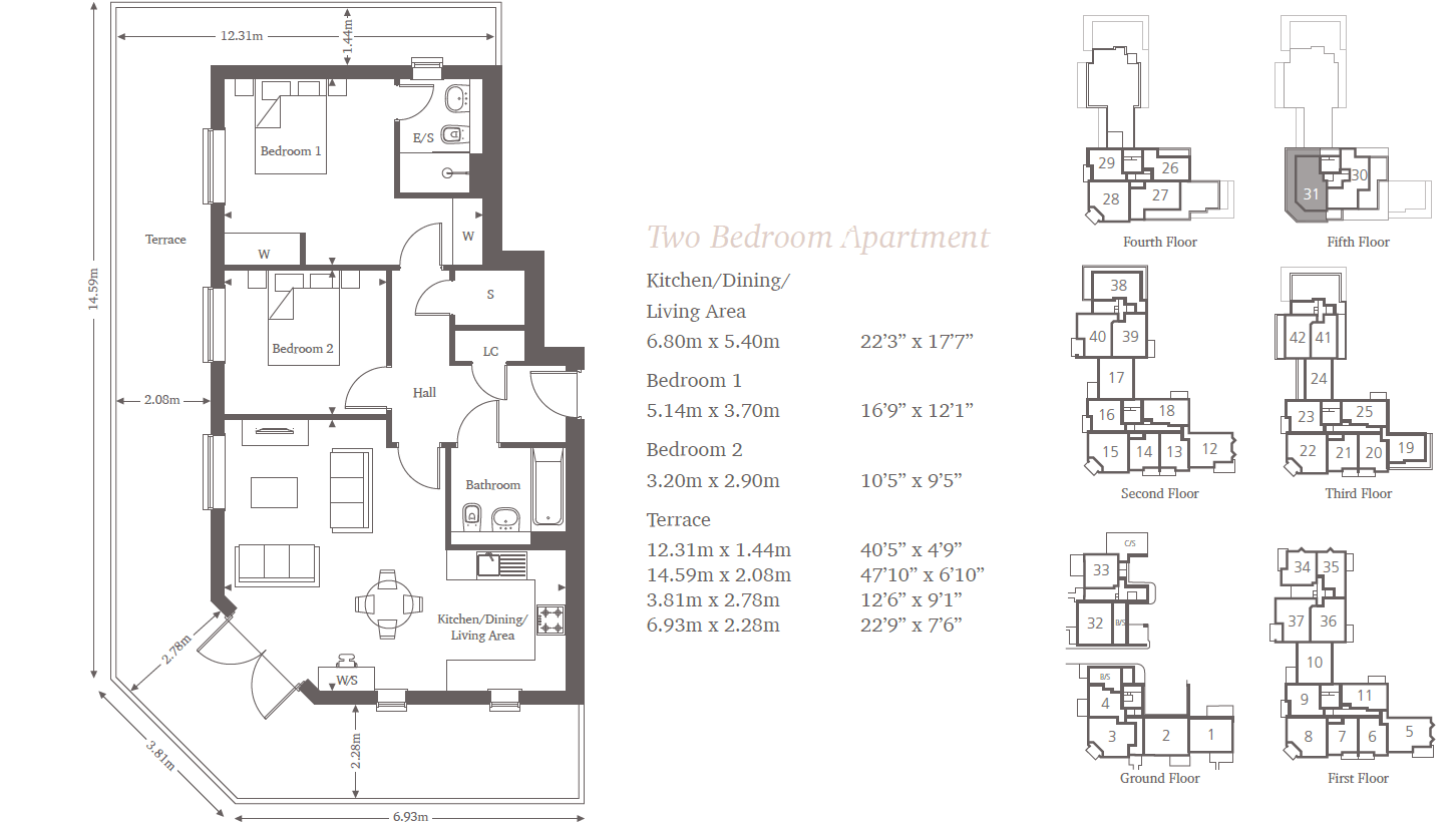 Hillcross Place, 45 Sidcup Hill, Sidcup DA14, 2 bedroom flat for sale
