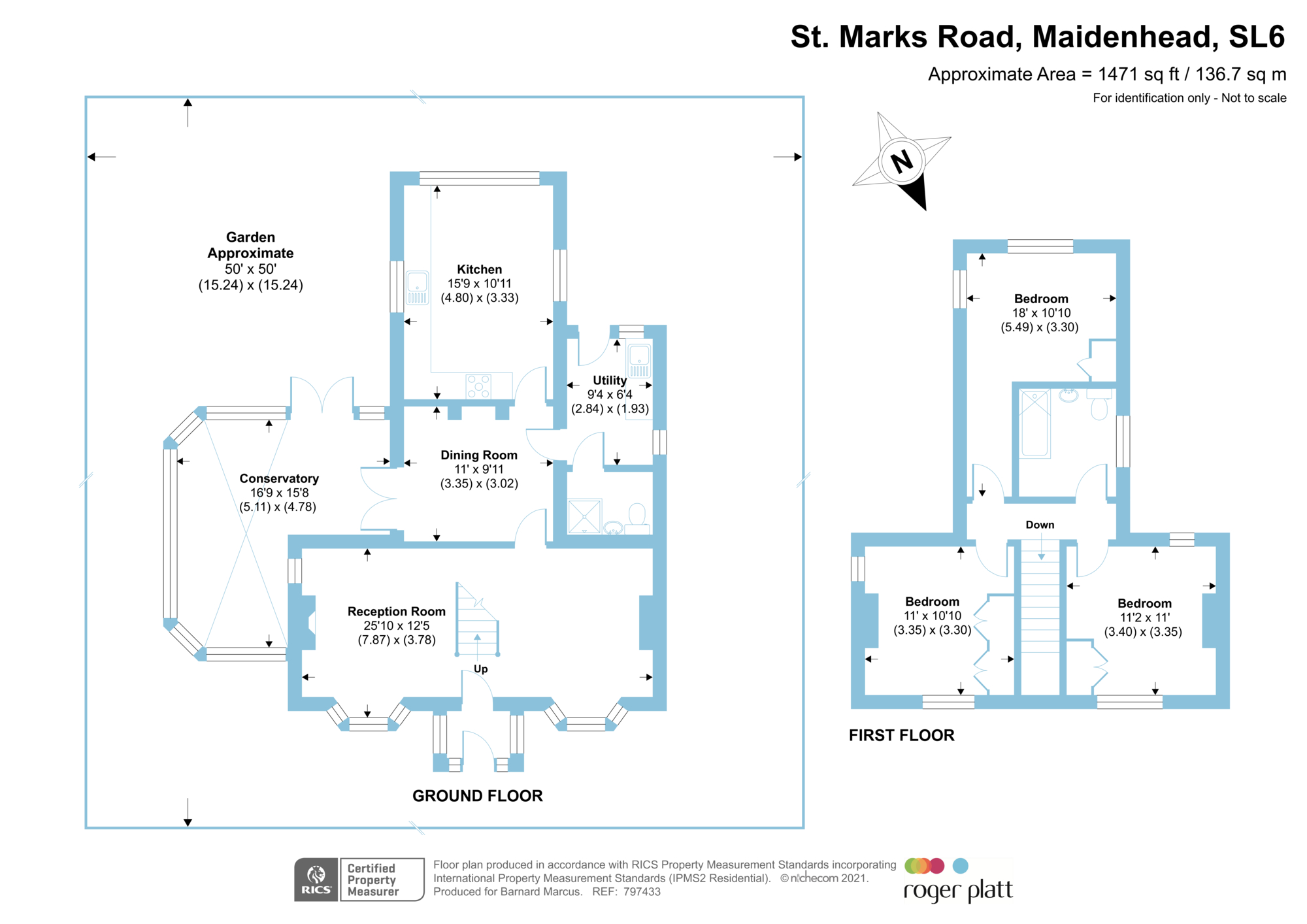 St. Marks Road, Maidenhead SL6, 3 bedroom detached house for sale