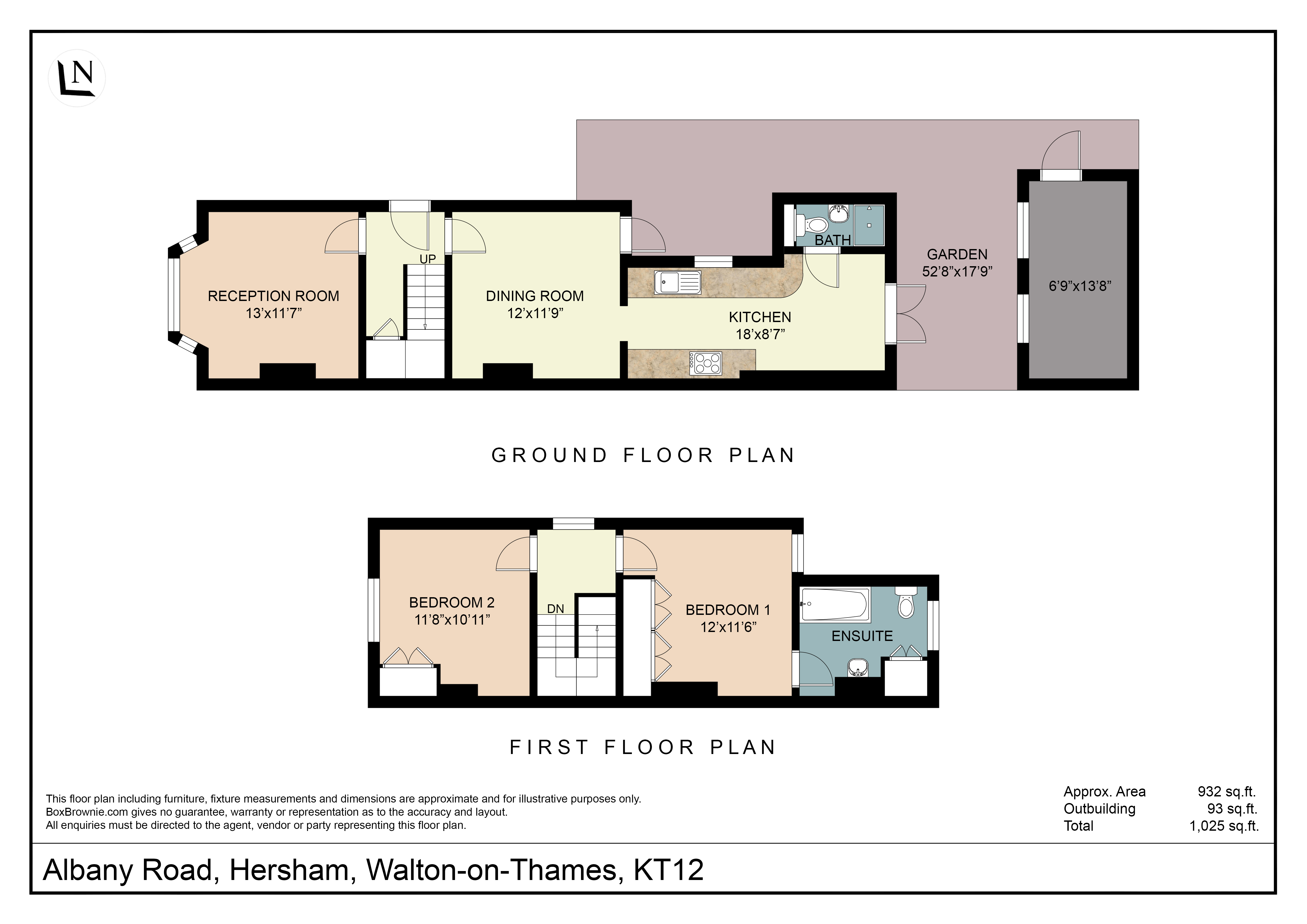 Albany Road, WaltonOnThames, Surrey KT12, 2 bedroom semidetached