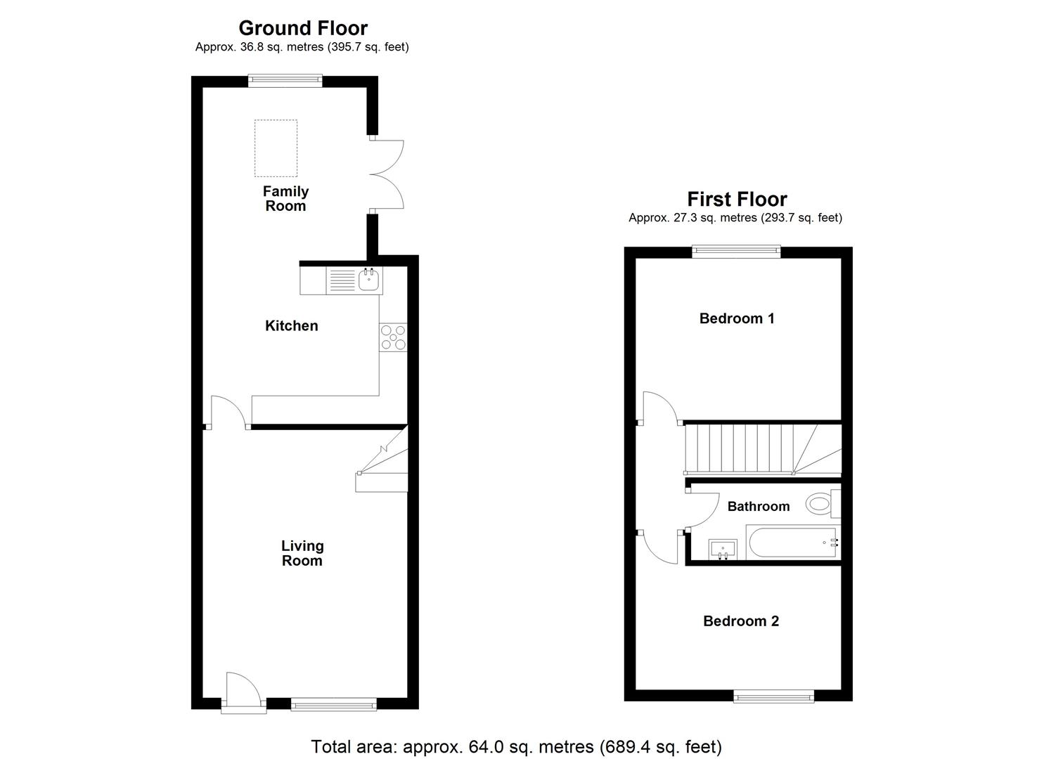 Pettingrew Close, Walnut Tree, Milton Keynes MK7, 2 bedroom end terrace