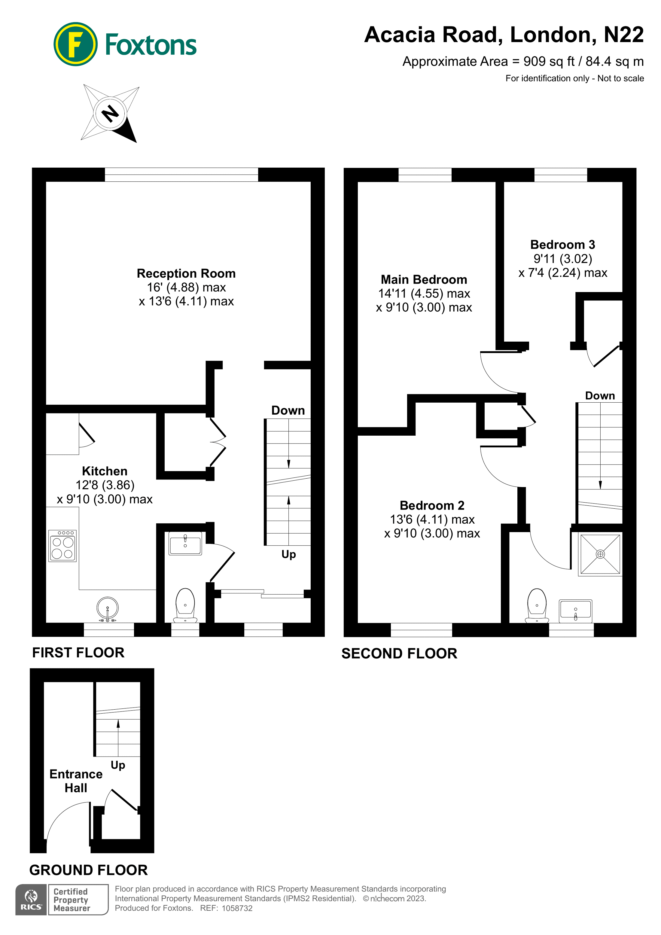 Acacia Road, Wood Green, London N22, 3 bedroom for sale