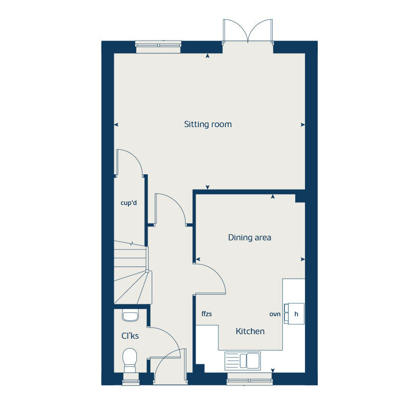 "Elm" at Skylark Road, Brimington, Chesterfield S43, 3 bedroom end