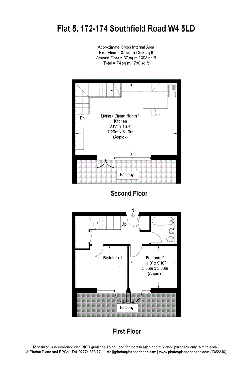 Southfield Road, Chiswick, London W4, 2 bedroom flat to rent 58409663