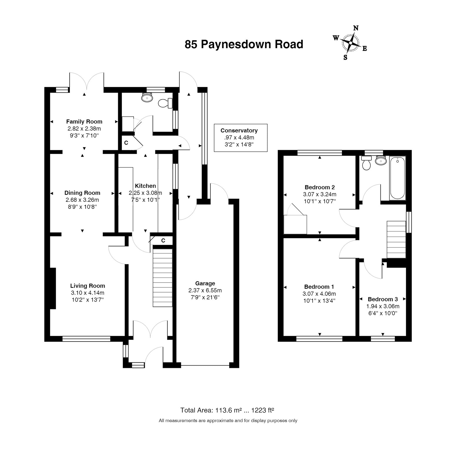 Paynesdown Road, Thatcham, Berkshire RG19, 3 bedroom semidetached