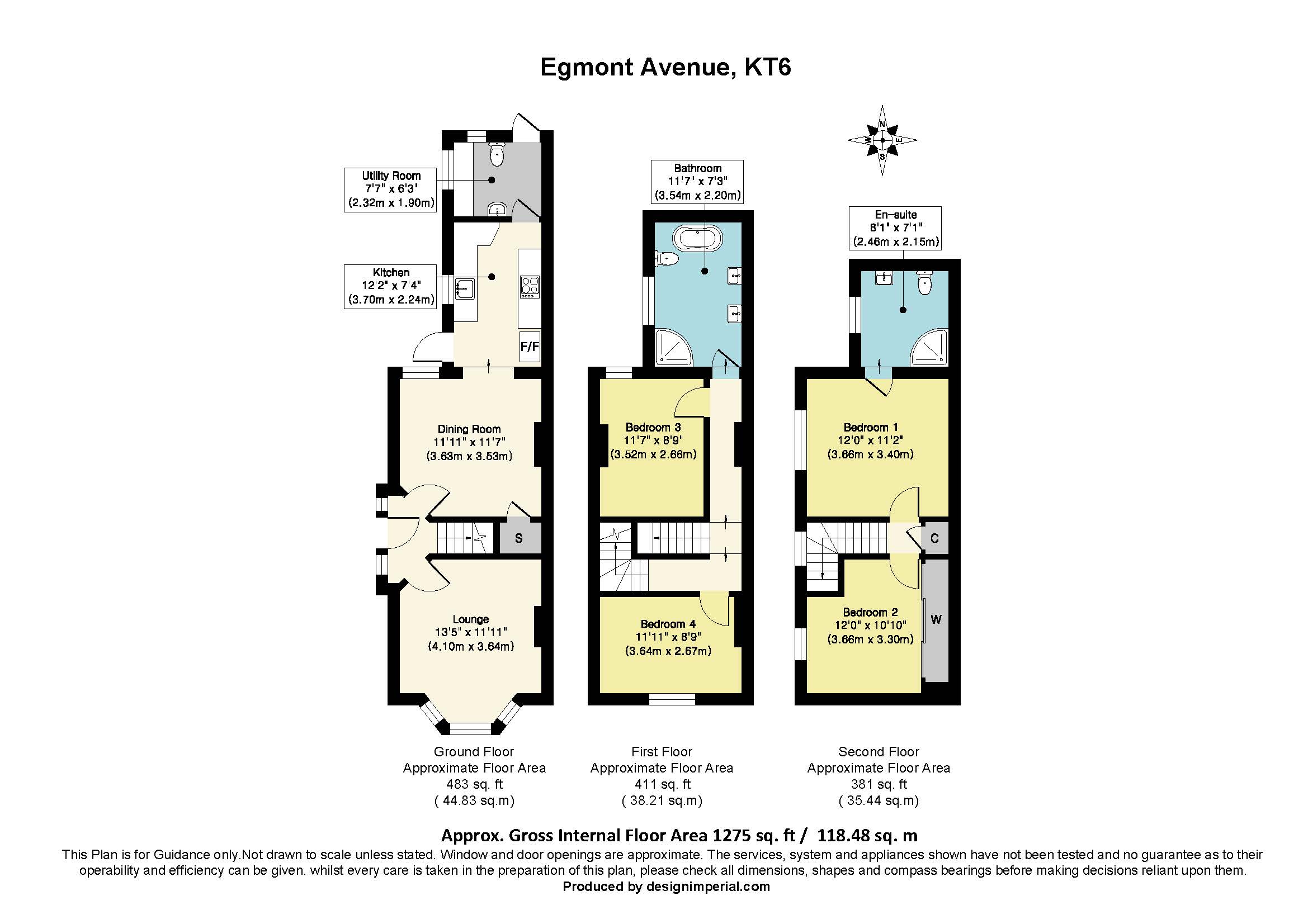 Egmont Avenue, Tolworth, Surbiton KT6, 4 bedroom semidetached house