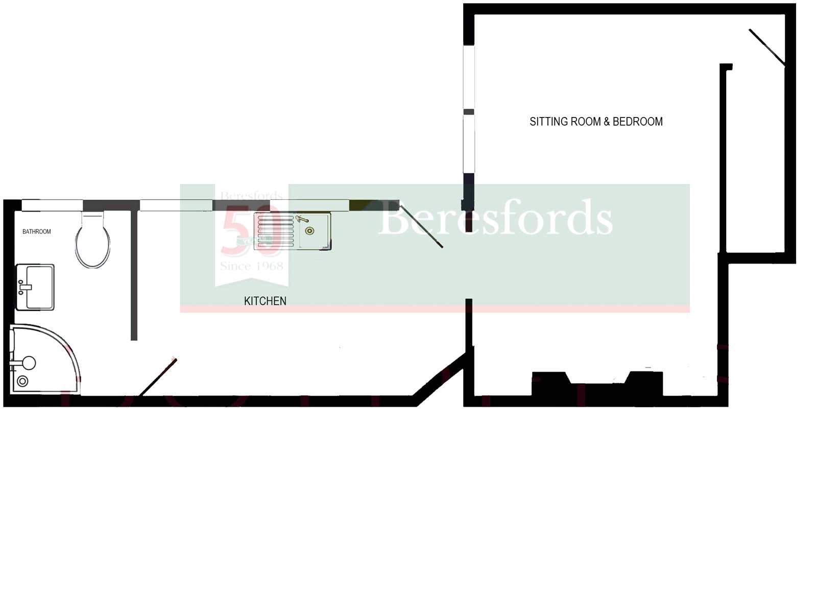 Beverley Road, Colchester CO3, 1 bedroom flat for sale 62344922