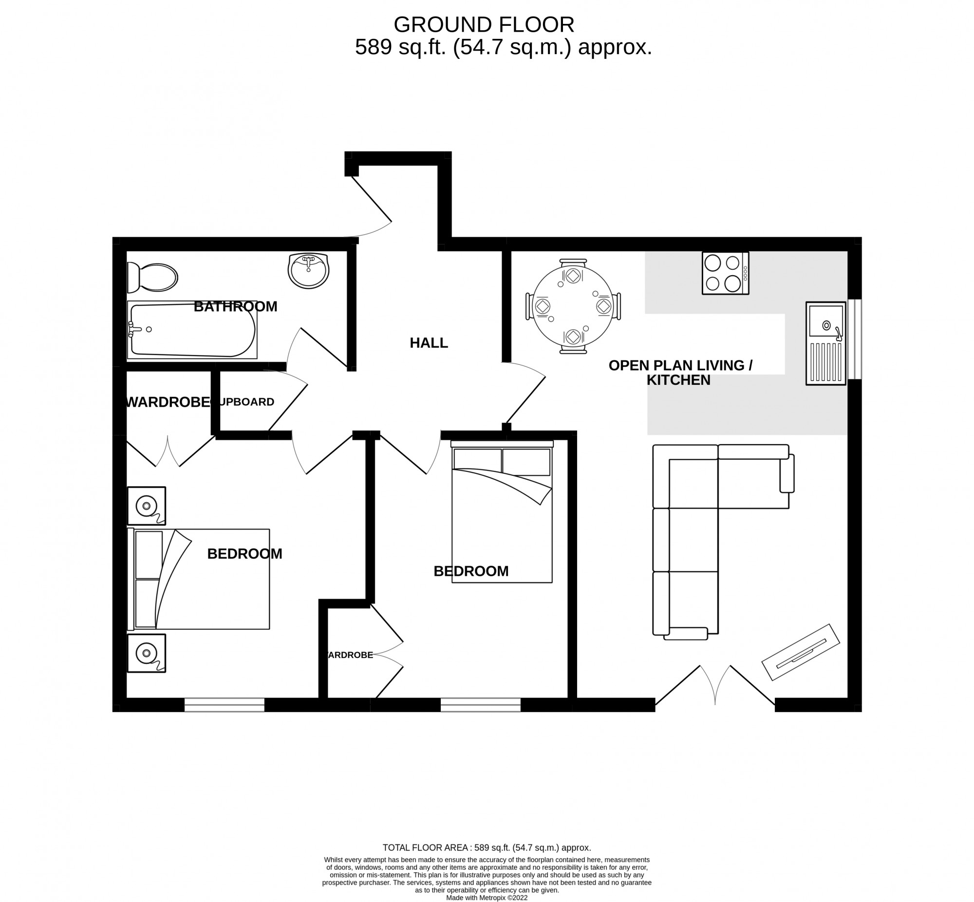 Kayley House, New Hall Lane, Preston PR1, 2 bedroom flat for sale