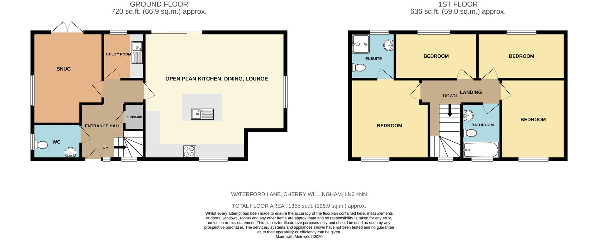Waterford Lane, Cherry Willingham, Lincoln LN3, 4 bedroom detached