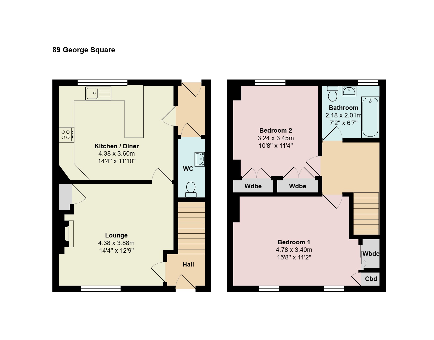 Square, Inverurie, Aberdeenshire AB51, 2 bedroom terraced house for sale 67184838
