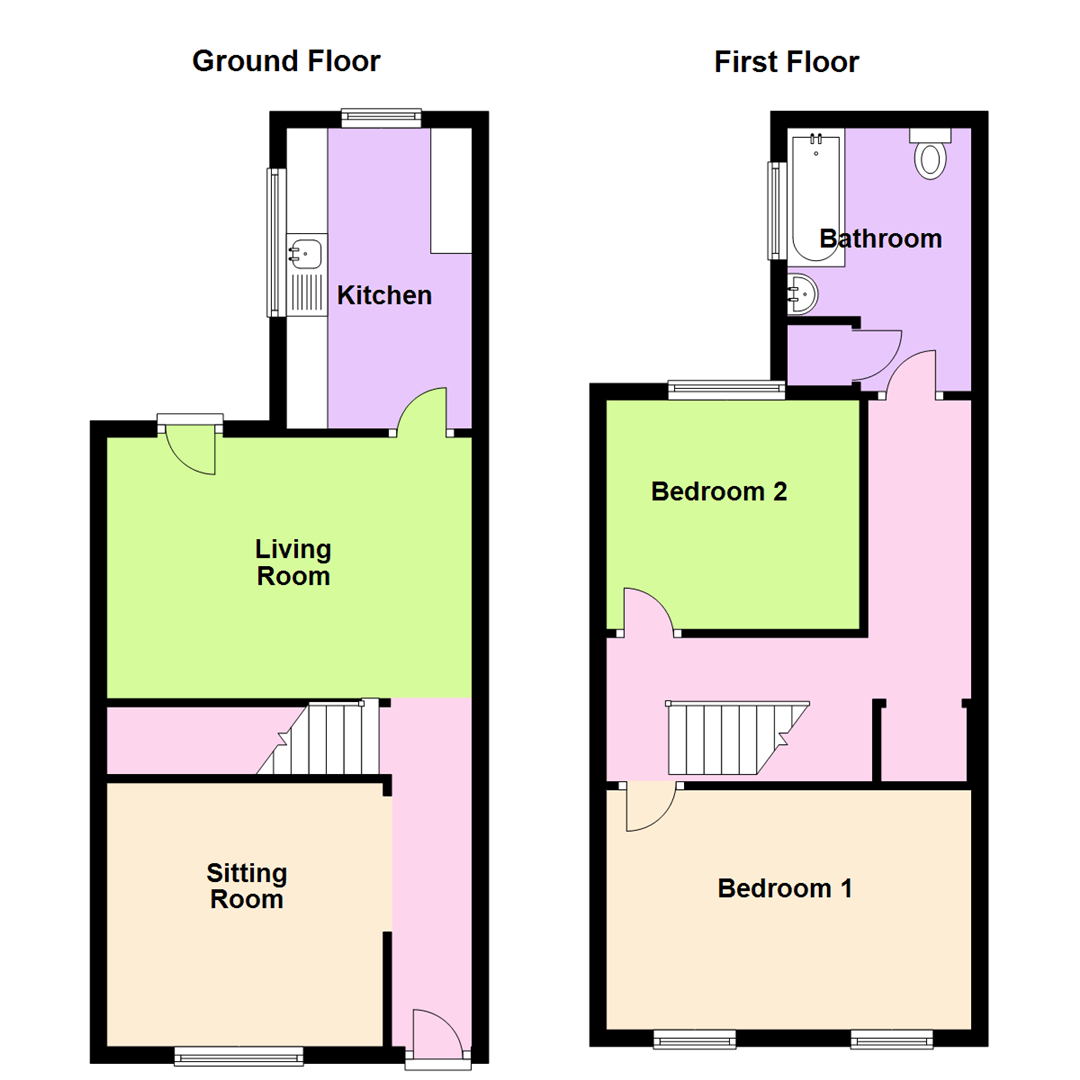 Cromwell Road, Milford Haven SA73, 2 bedroom terraced house for sale