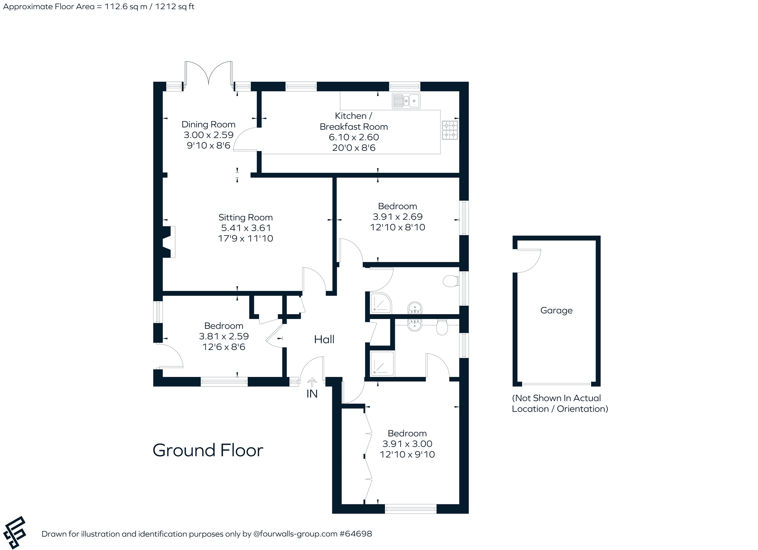 Porton, Salisbury SP4, 3 bedroom detached bungalow for sale 66642644