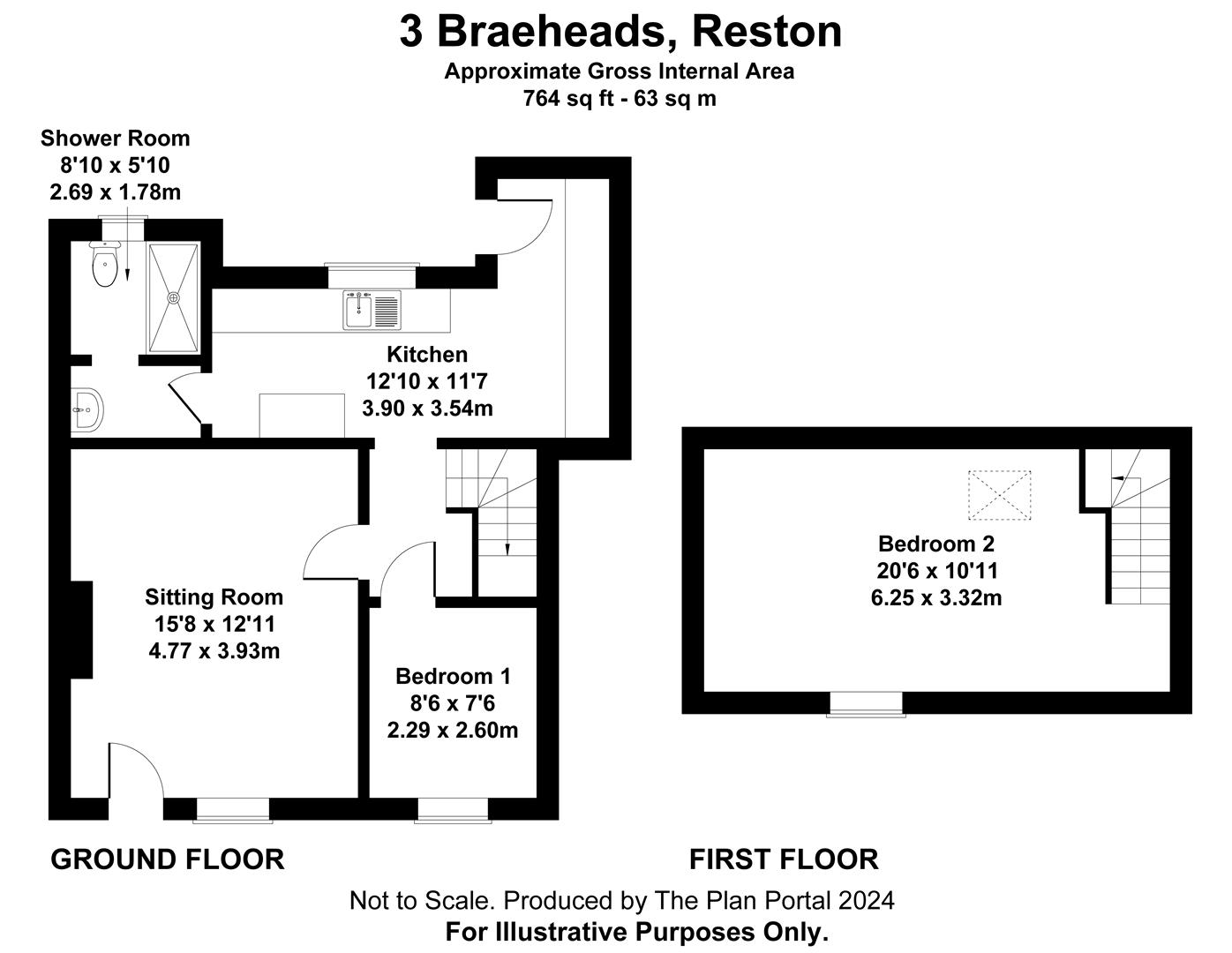Braeheads, Reston, Eyemouth TD14, 2 bedroom cottage for sale 66621707