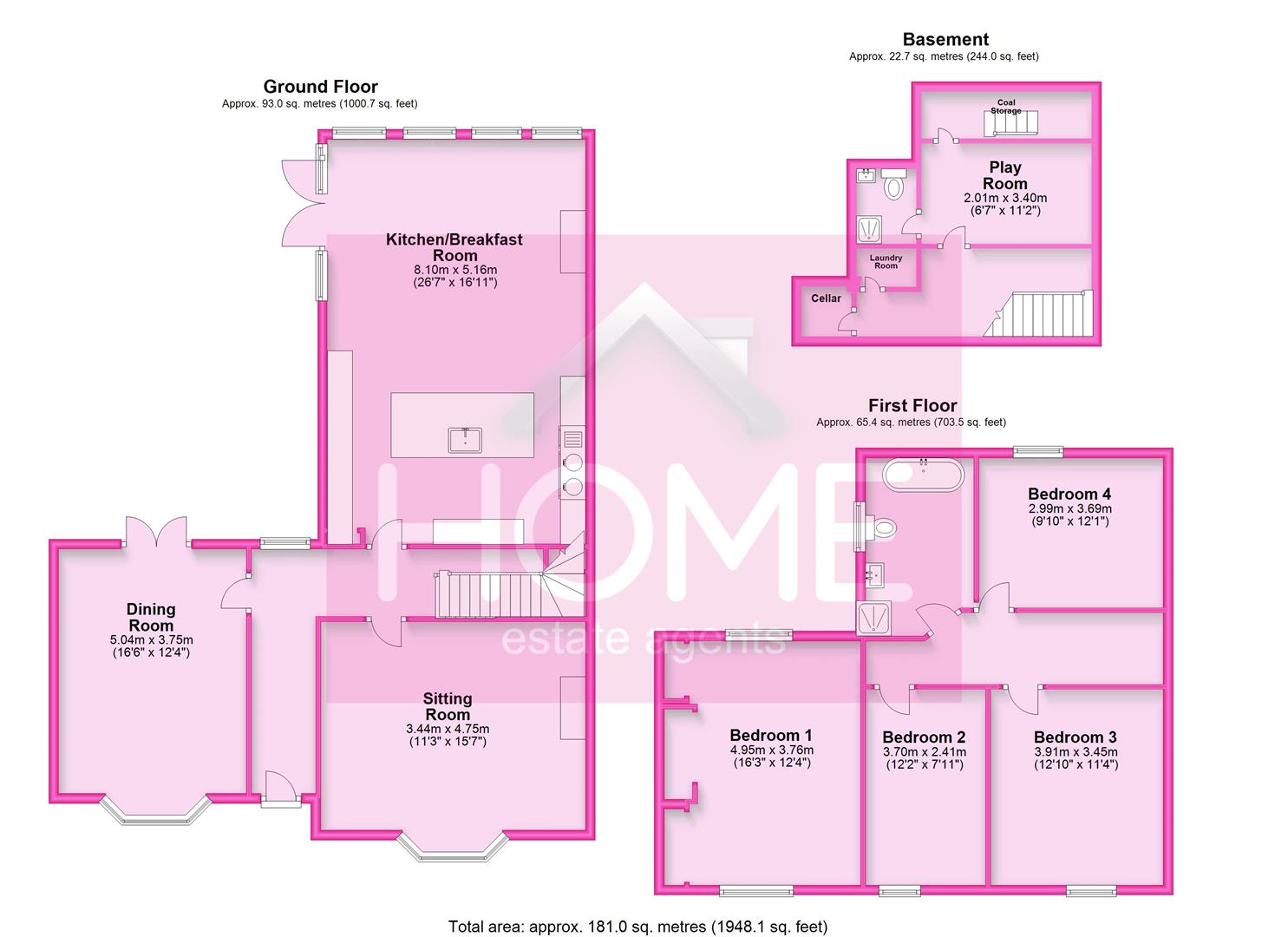 Brooklyn Avenue, Flixton, Urmston, Manchester M41, 4 bedroom semi