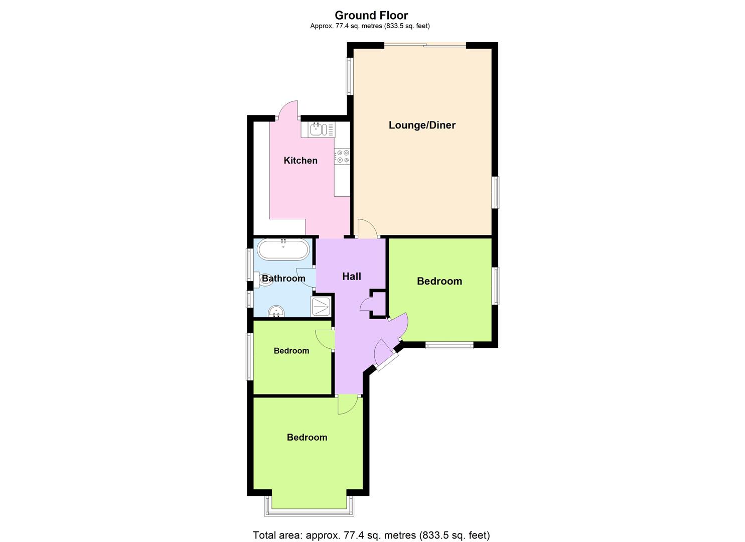 Louvaine Avenue, Wickford SS12, 3 bedroom detached bungalow for sale