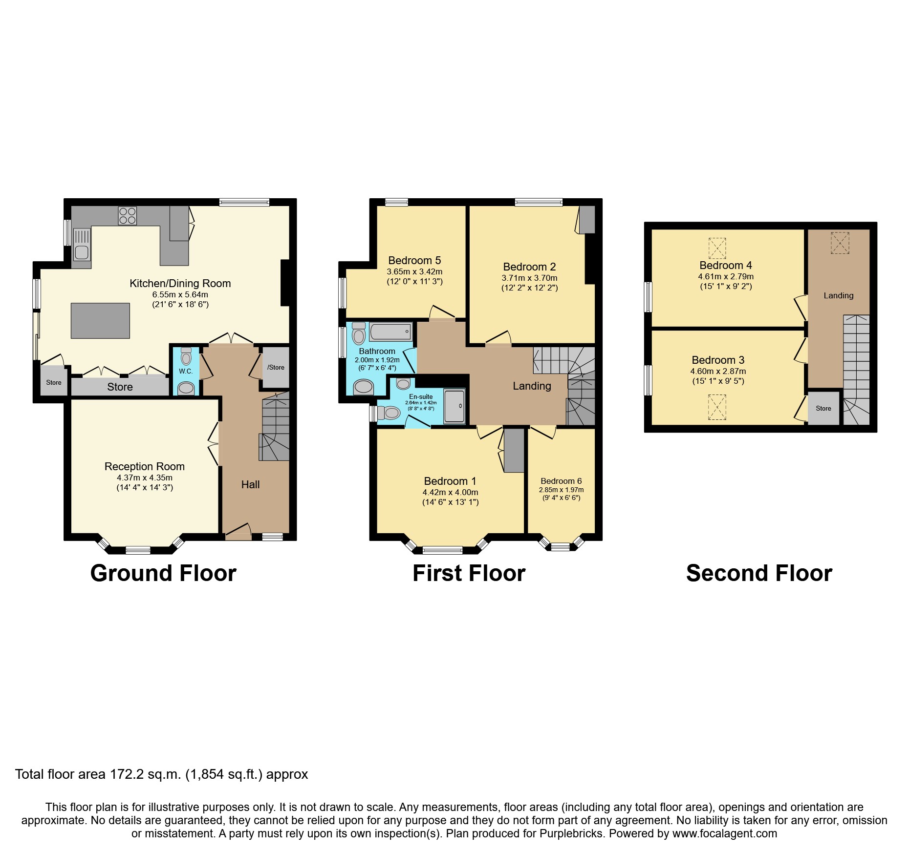 Foxley Lane, Purley CR8, 6 bedroom semidetached house for sale