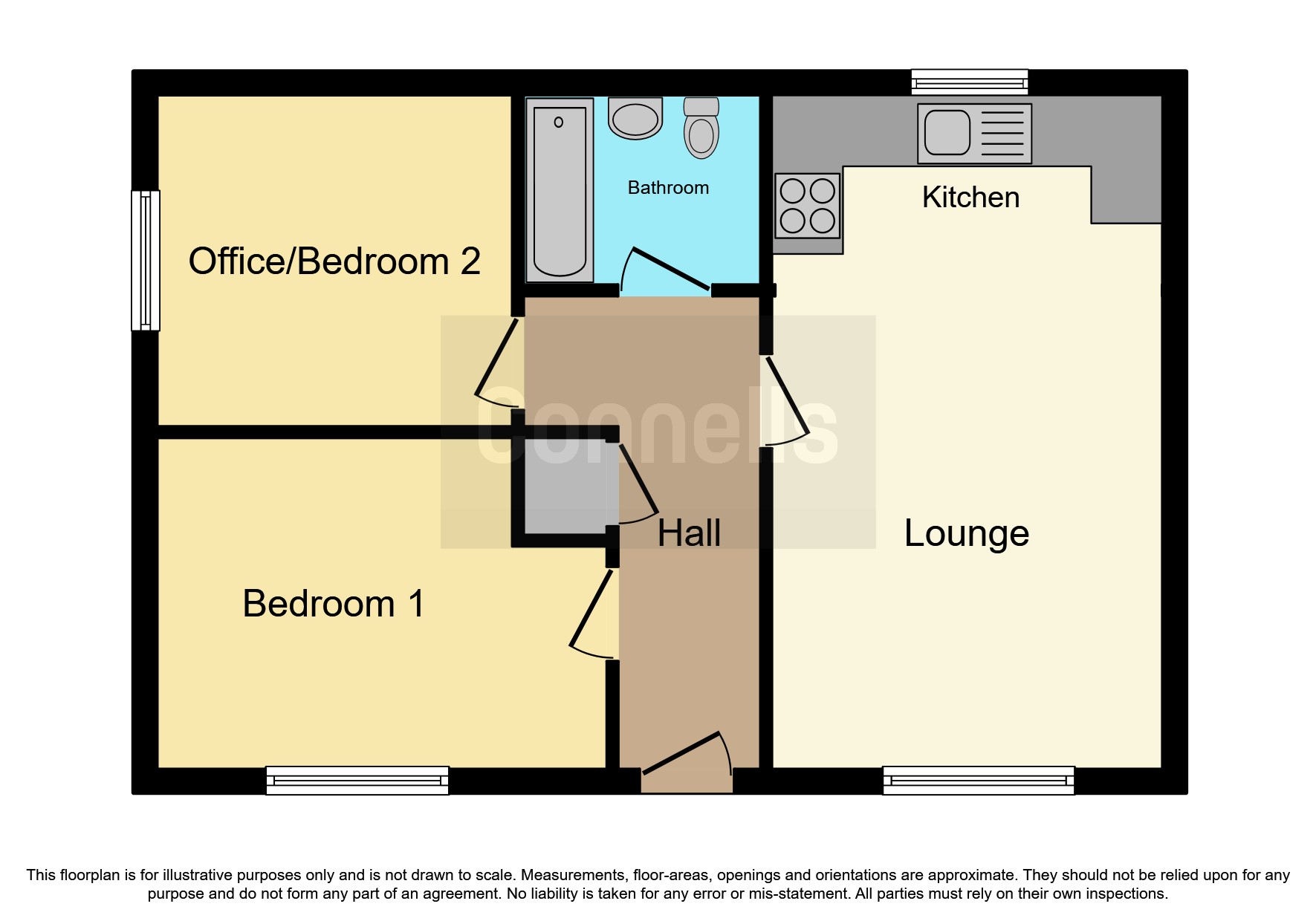 London Road, Stony Stratford, Milton Keynes MK11, 2 bedroom