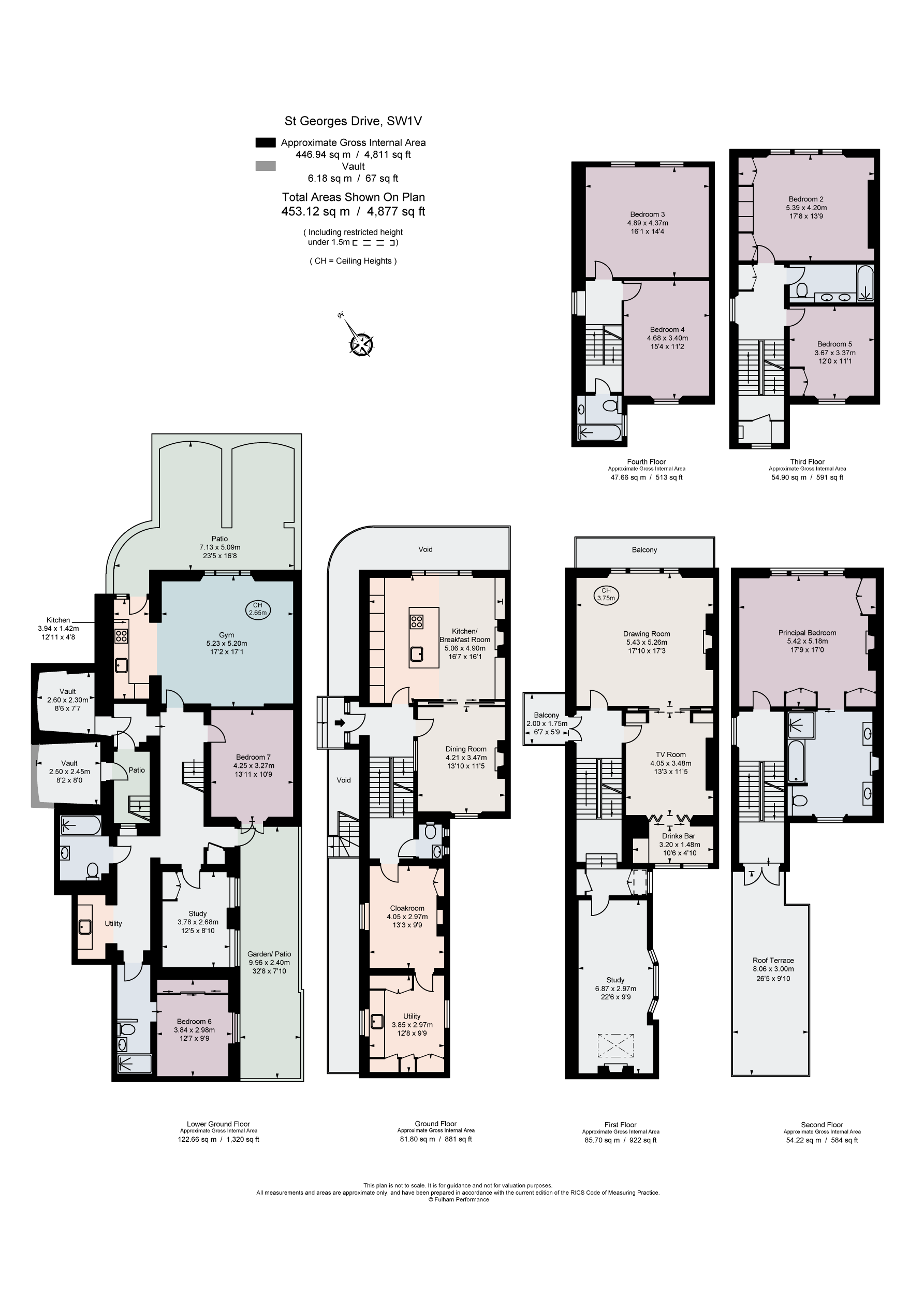 St Drive, Pimlico, London SW1V, 7 bedroom terraced house for