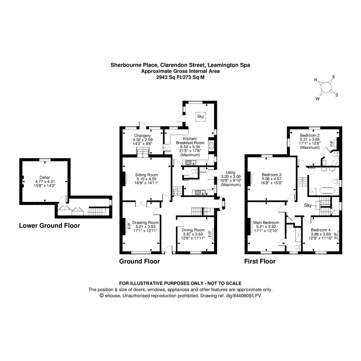 Sherbourne Place, Leamington Spa, Warwickshire CV32, 4 bedroom town