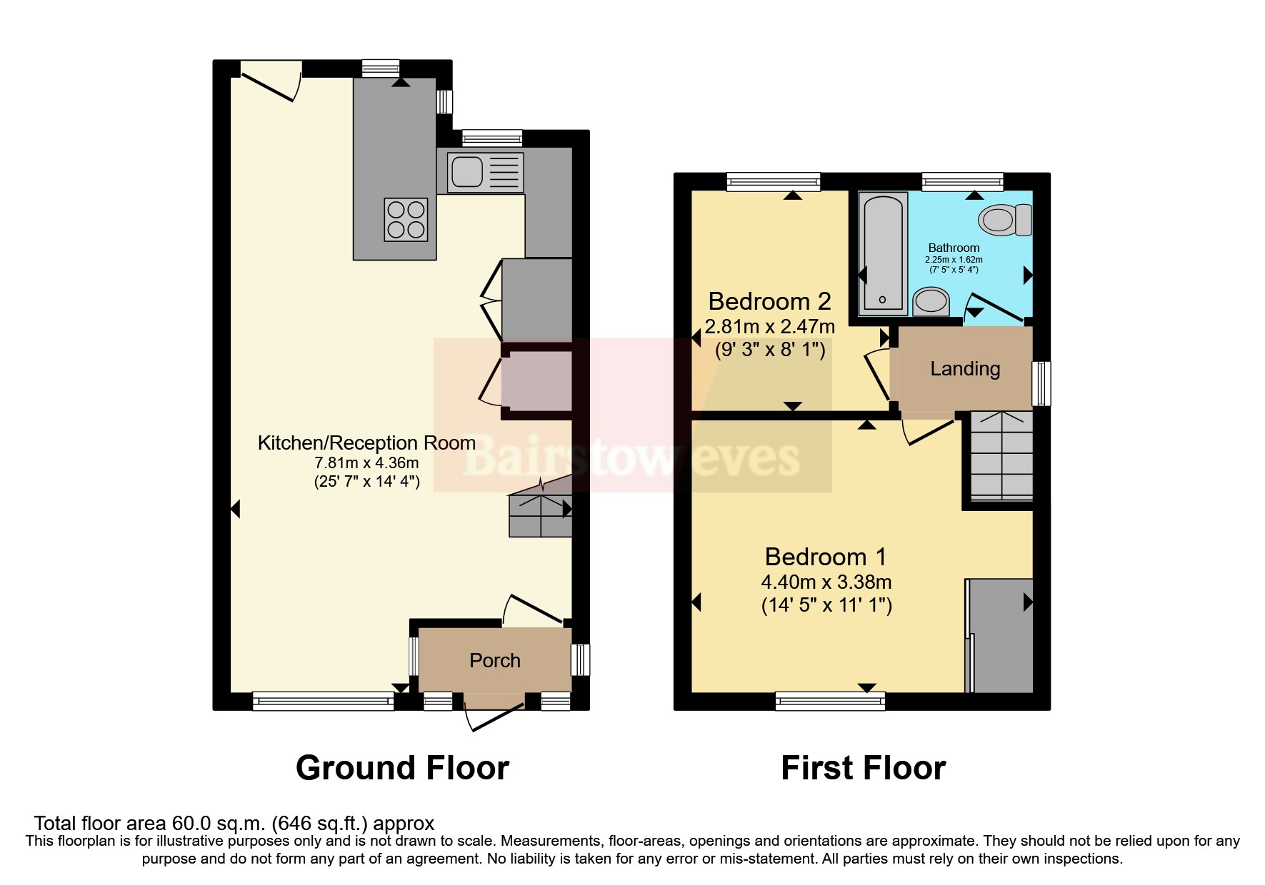 Hamsey Green Gardens, Warlingham, Surrey CR6, 2 bedroom end terrace