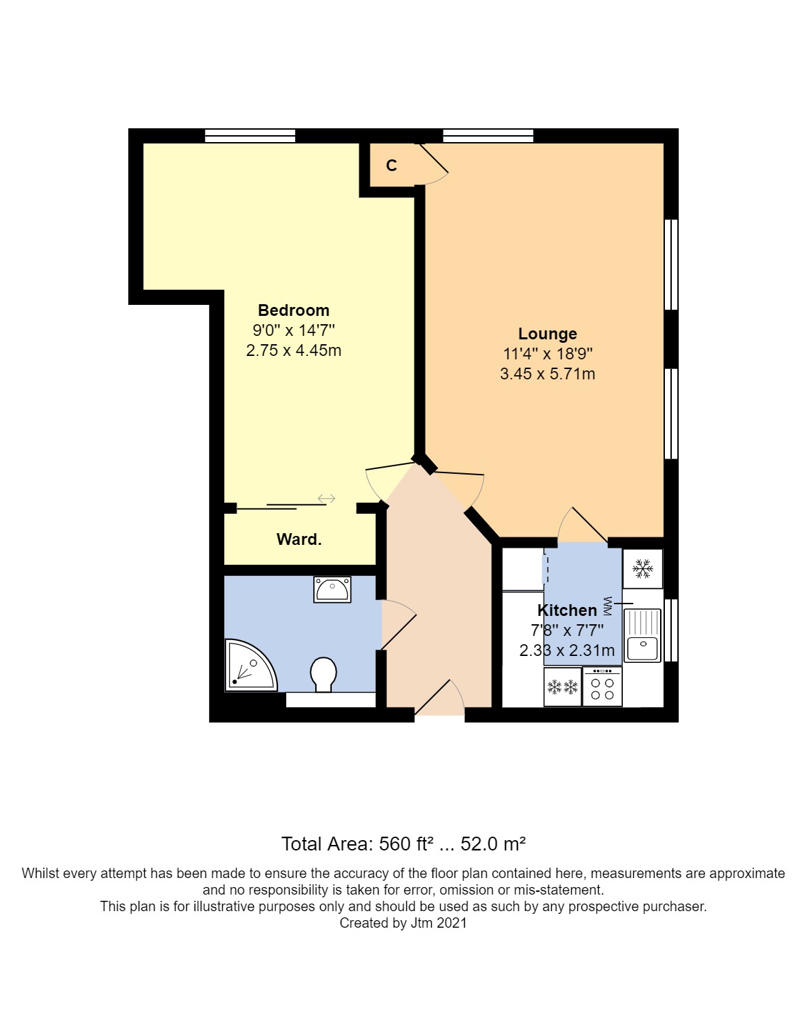 Hale Lodge, Fitzalan Road, Littlehampton BN17, 1 bedroom flat for sale